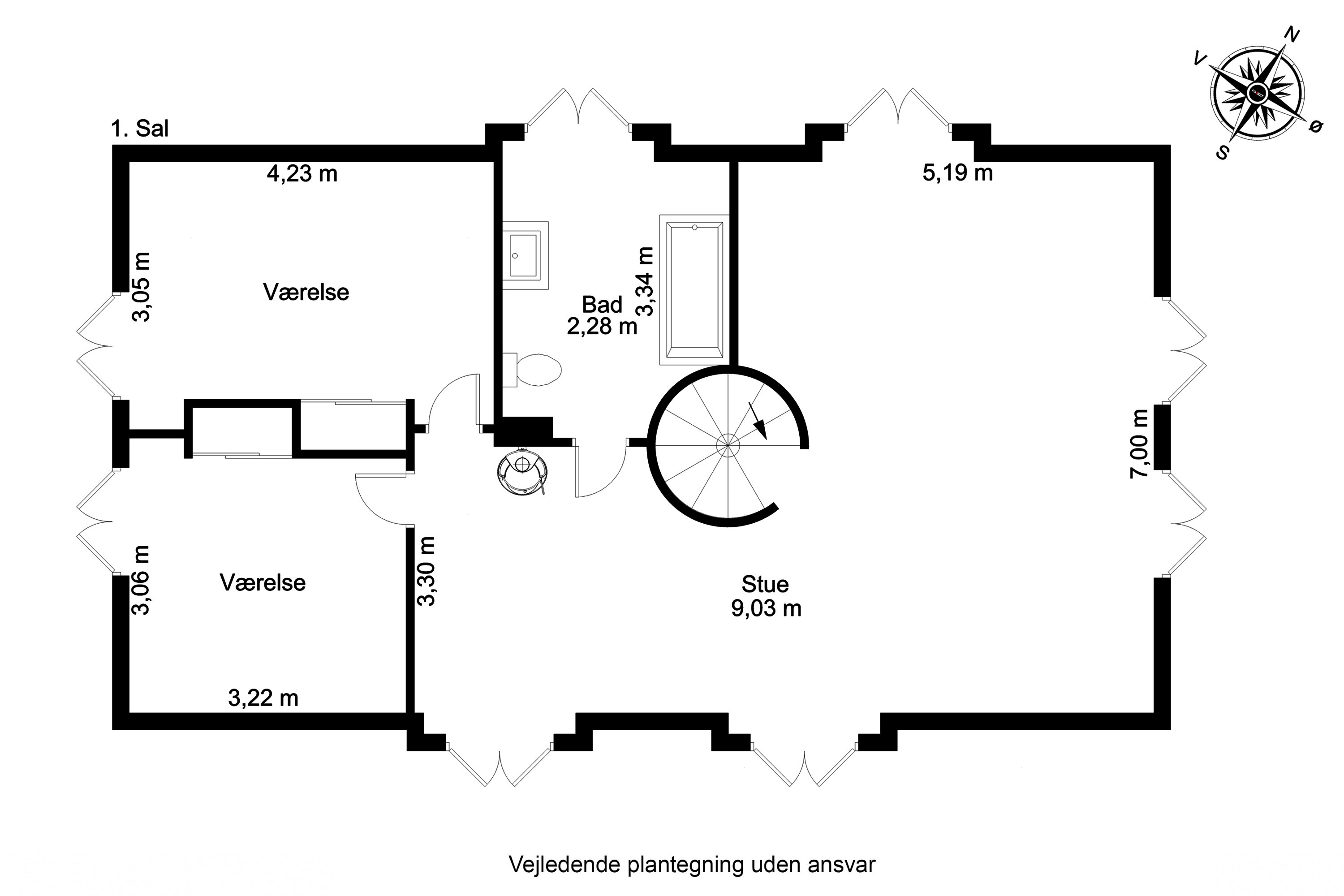 Plantegninger billede af Lille Tornbjerg Vej 129, Tornbjerg, 5220 Odense SØ