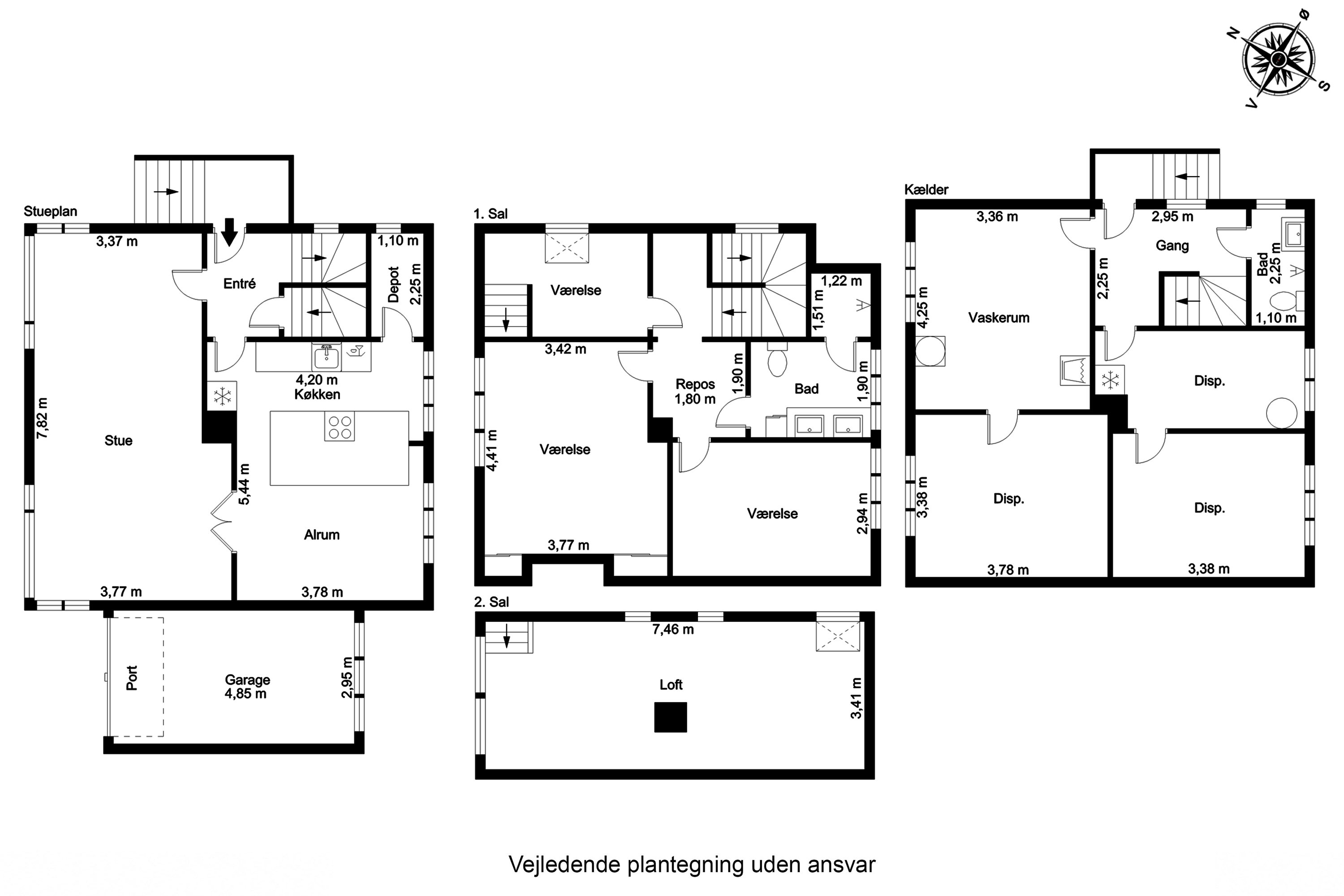 Plantegninger billede af Bannervej 23, Tommerup St, 5690 Tommerup