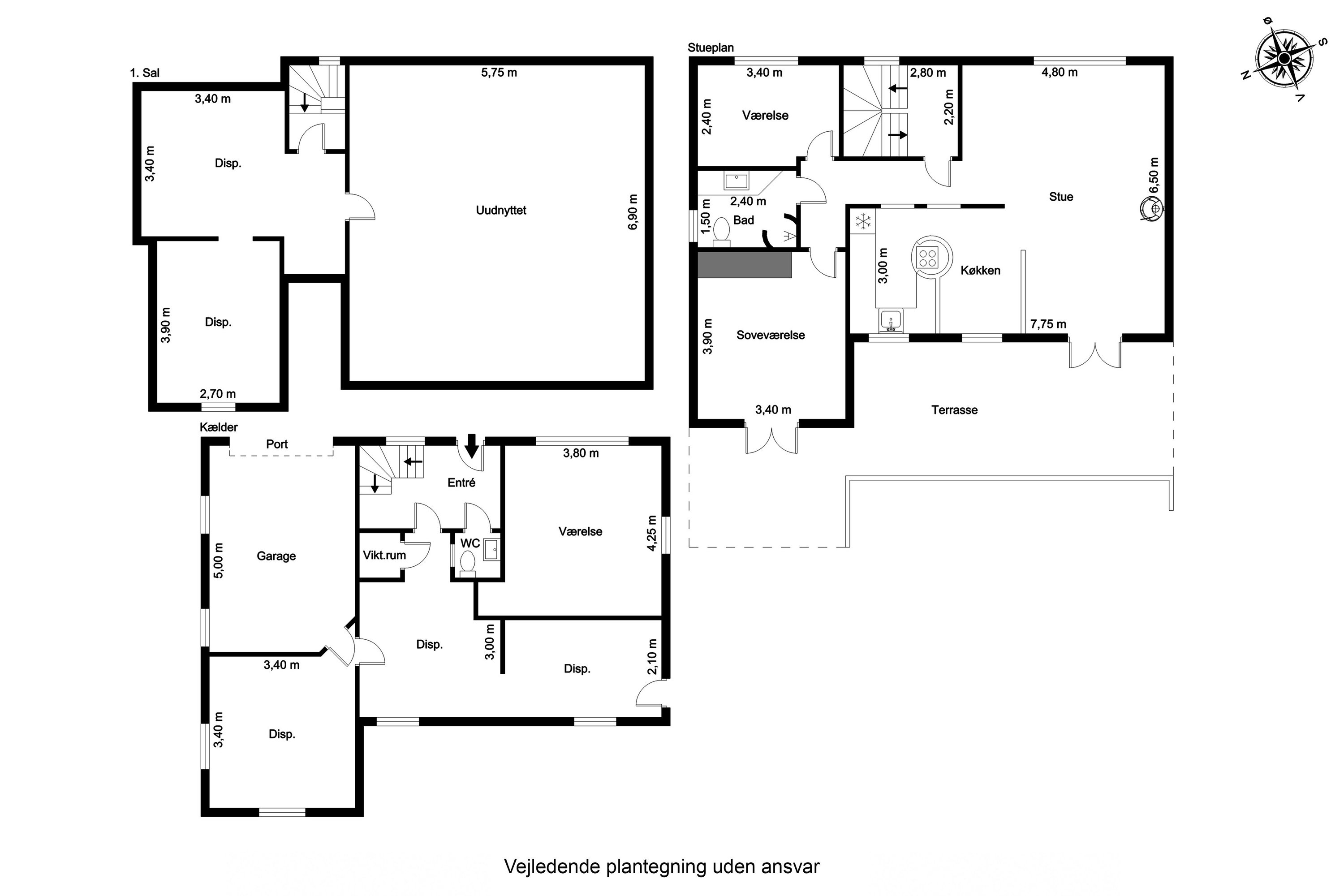Plantegninger billede af Bredgade 20, 7600 Struer