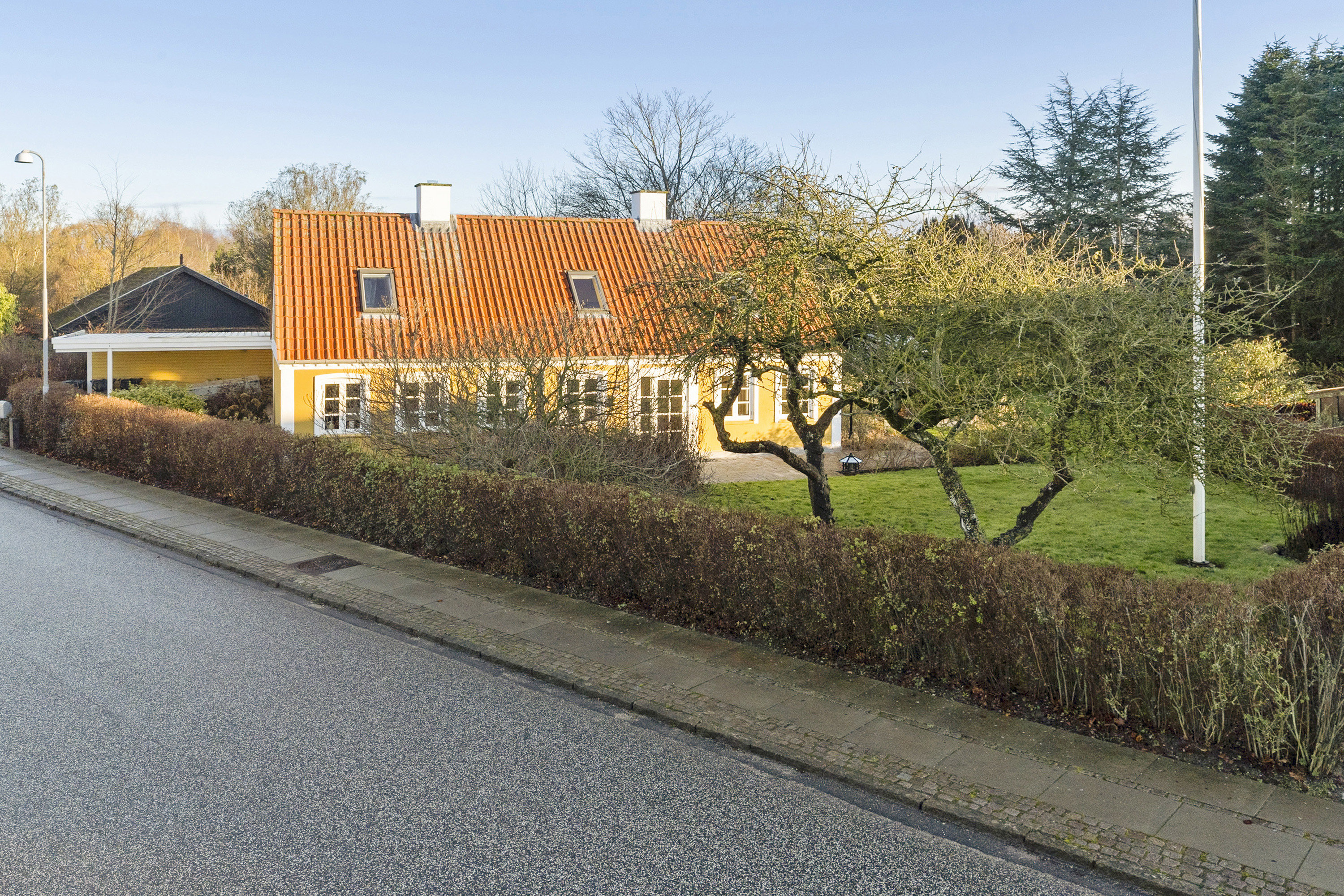 Fremhævet ejendommen billede i fuldskærmstilstand. Billede af Møllebæk 24, Haldrup, 8700 Horsens