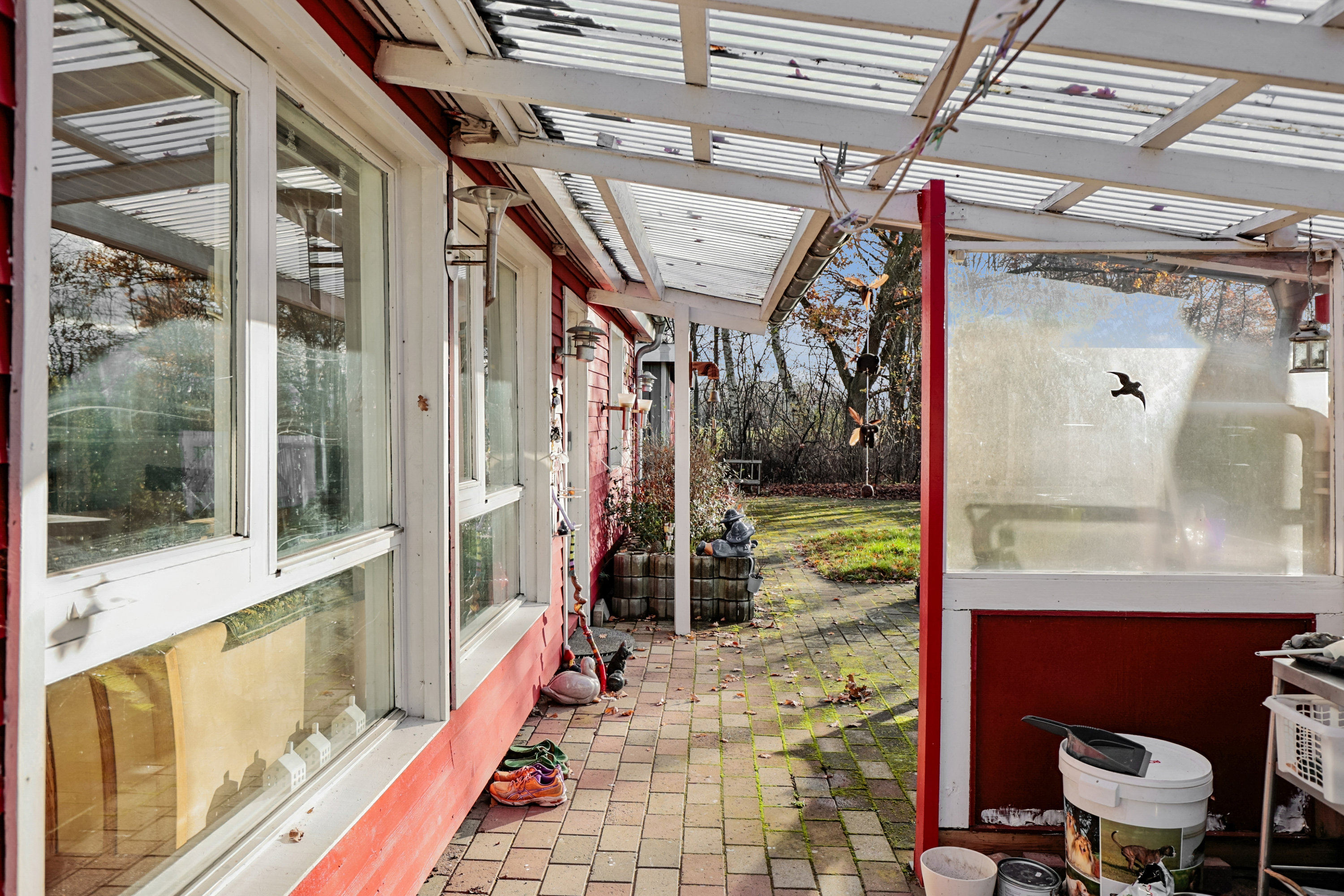 Fremhævet terrasse billede i fuldskærmstilstand. Billede af Bjørnsvej 7, Kaldred, 4593 Eskebjerg