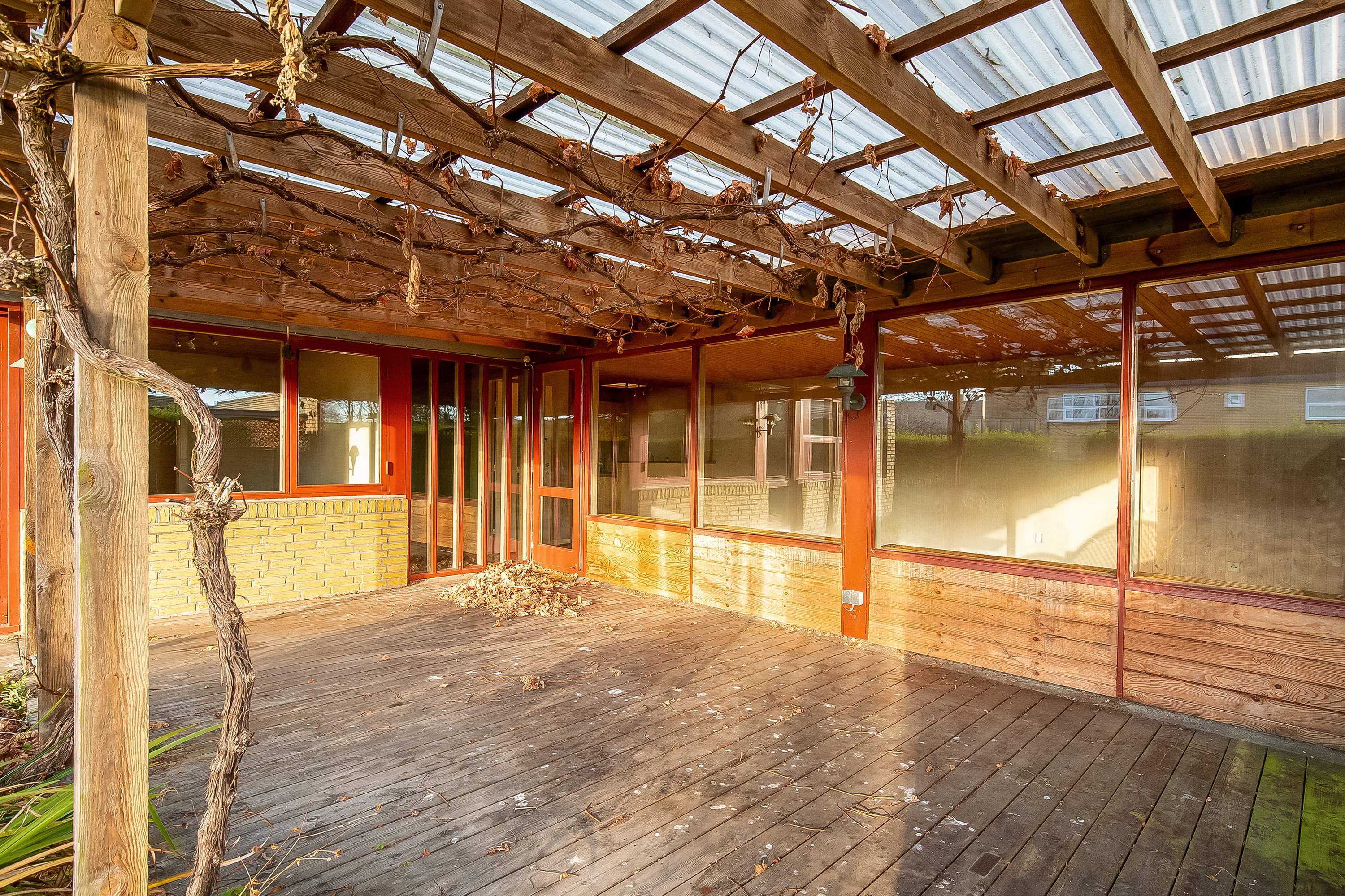 Fremhævet overdækket terrasse billede i fuldskærmstilstand. Billede af Kringsvej 43, Bramdrupdam, 6000 Kolding