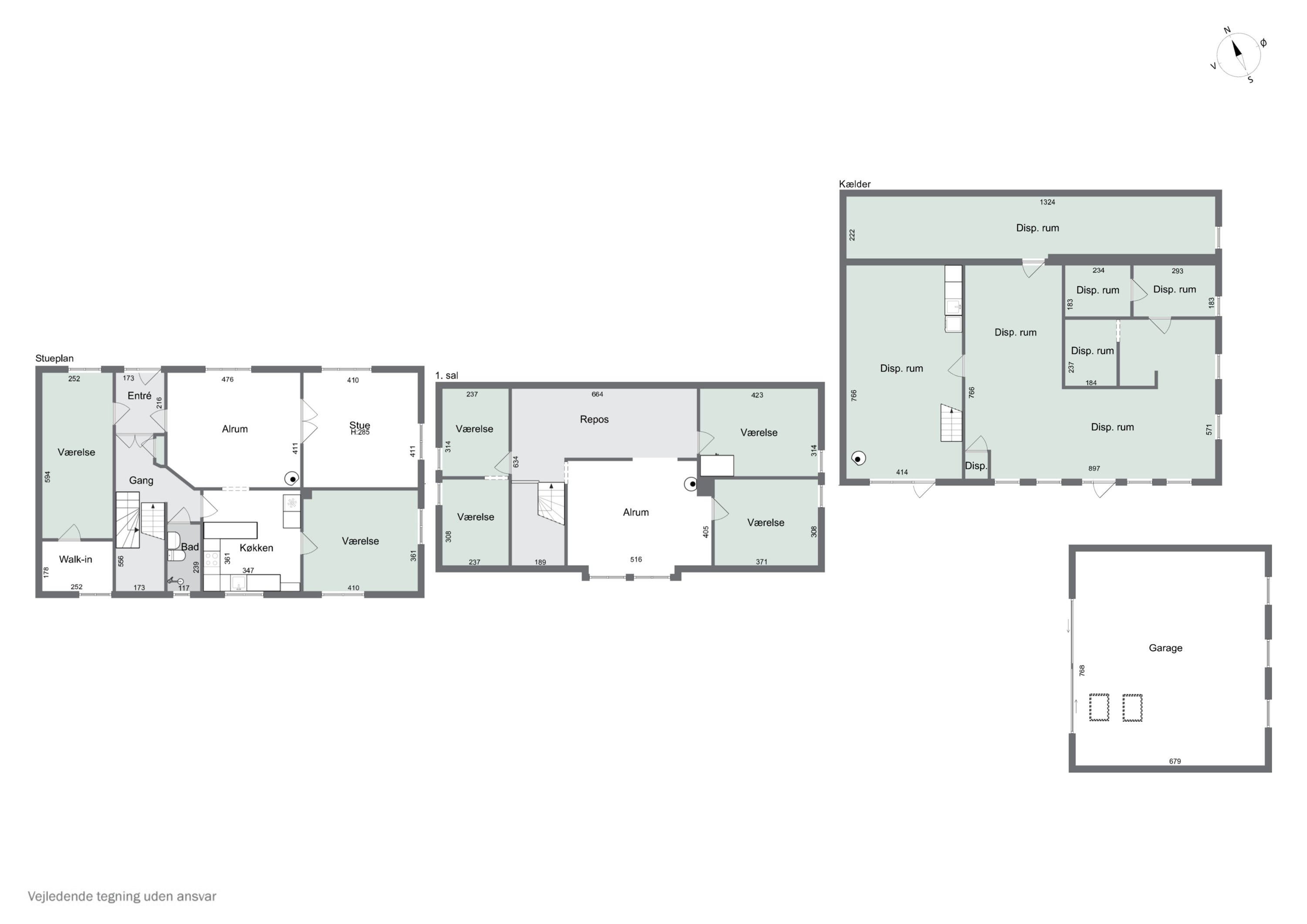 Plantegninger billede af Ydbyvej 180, 7760 Hurup Thy