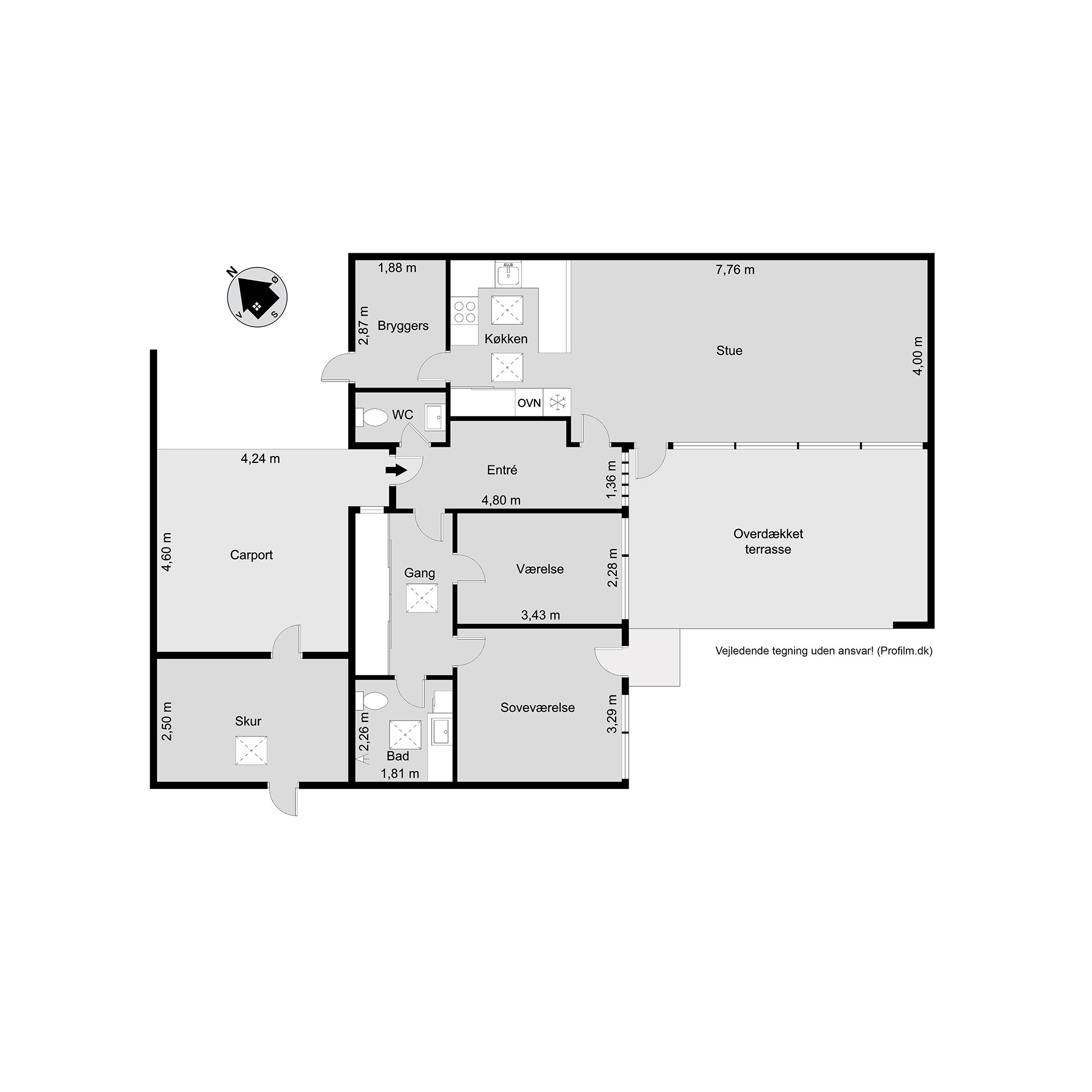 Plantegninger billede af Kringsvej 43, Bramdrupdam, 6000 Kolding