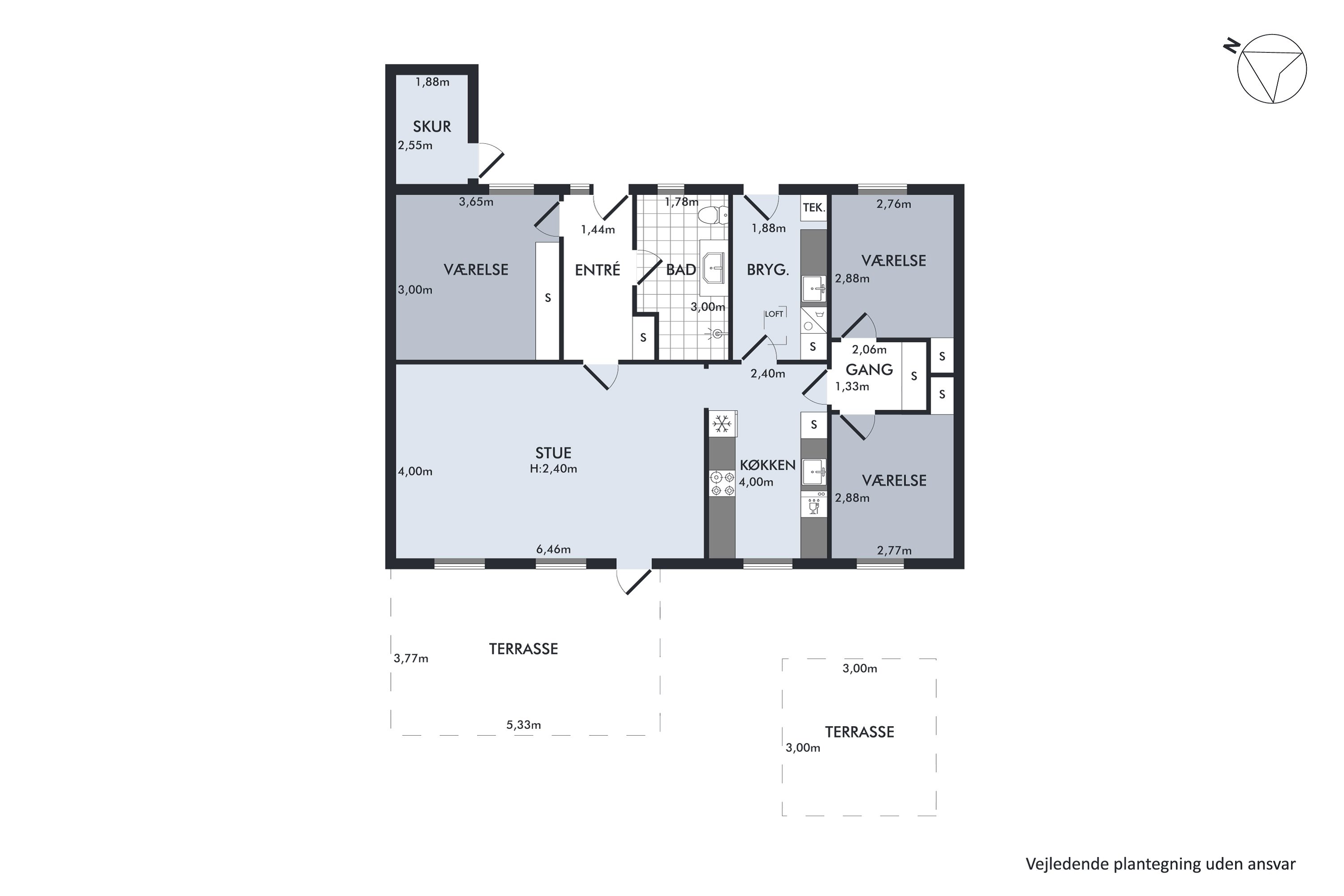 Plantegninger billede af Tofteleddet 43, 4672 Klippinge