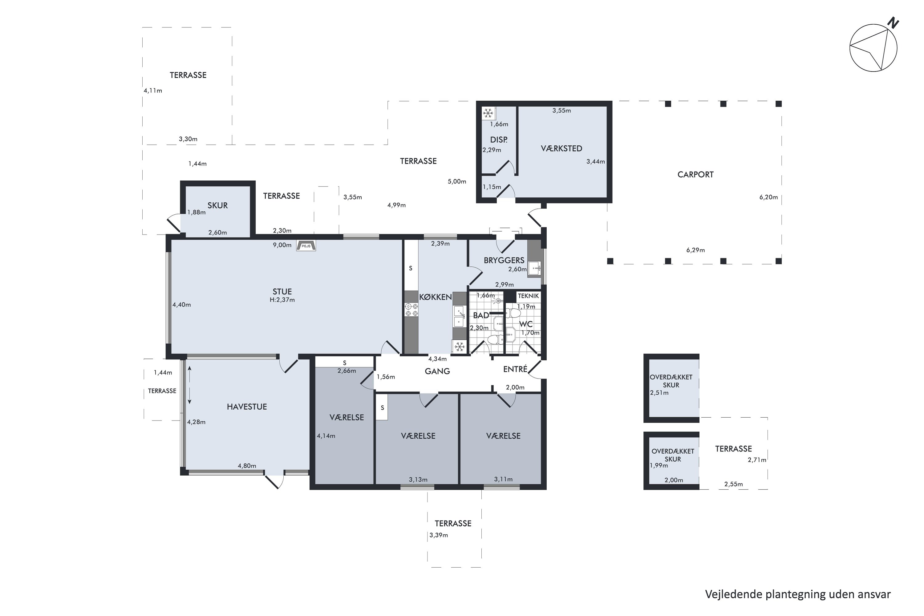 Plantegninger billede af Magnoliavej 47, Strøby Egede, 4600 Køge