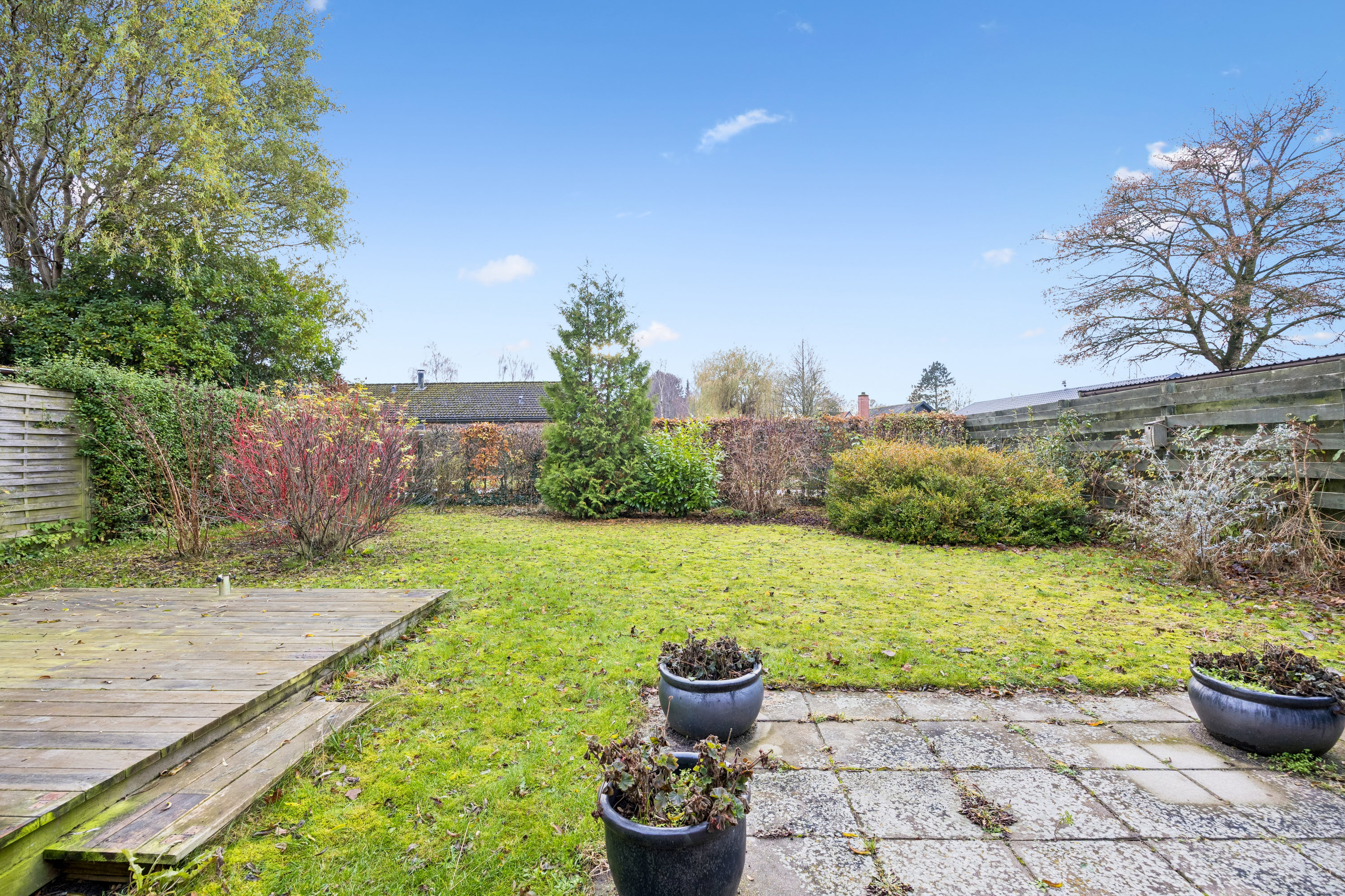 Fremhævet terrasse billede i fuldskærmstilstand. Billede af Tofteleddet 43, 4672 Klippinge