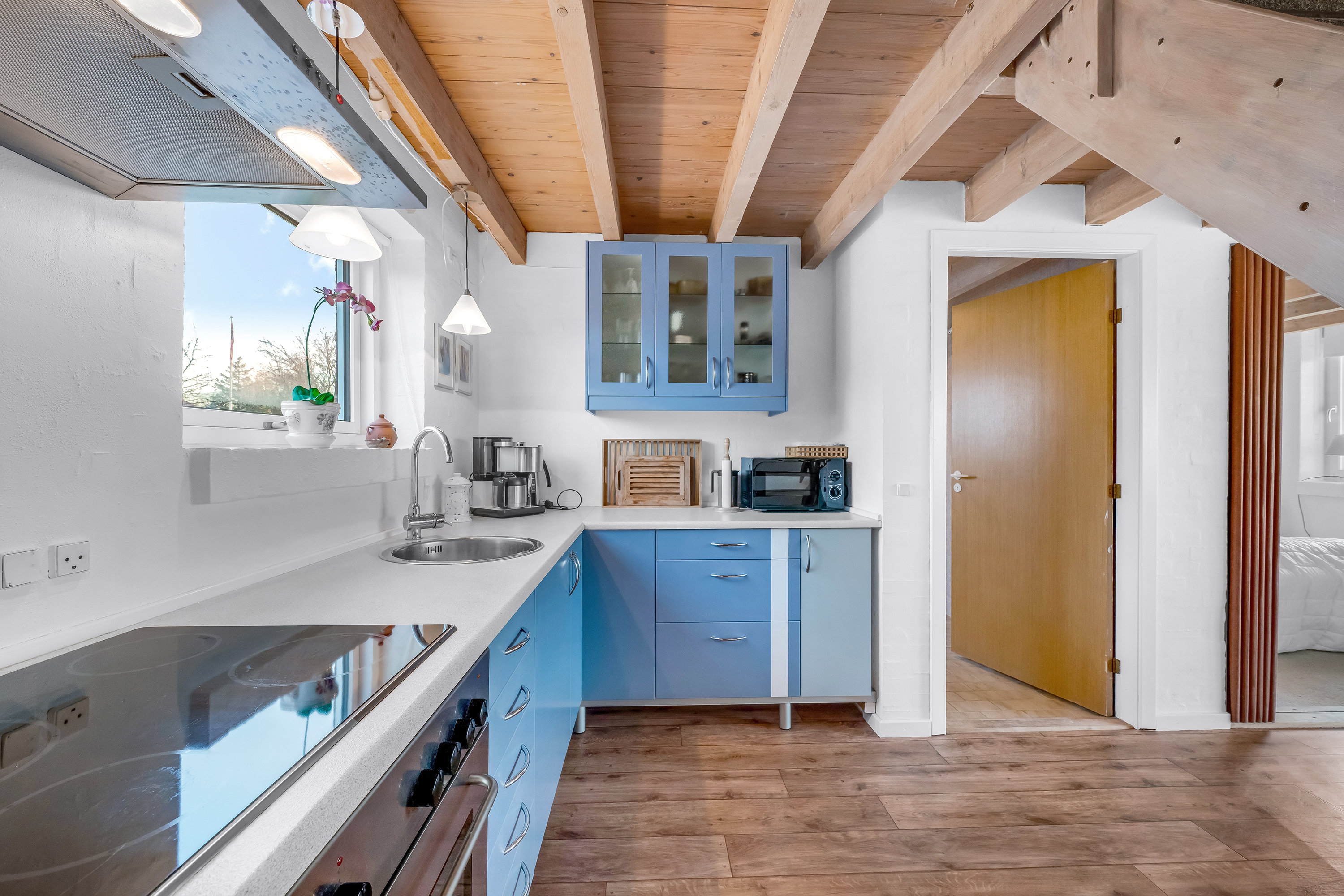 Fremhævet køkken billede i fuldskærmstilstand. Billede af Sivvænget 25, Stauning, 6900 Skjern