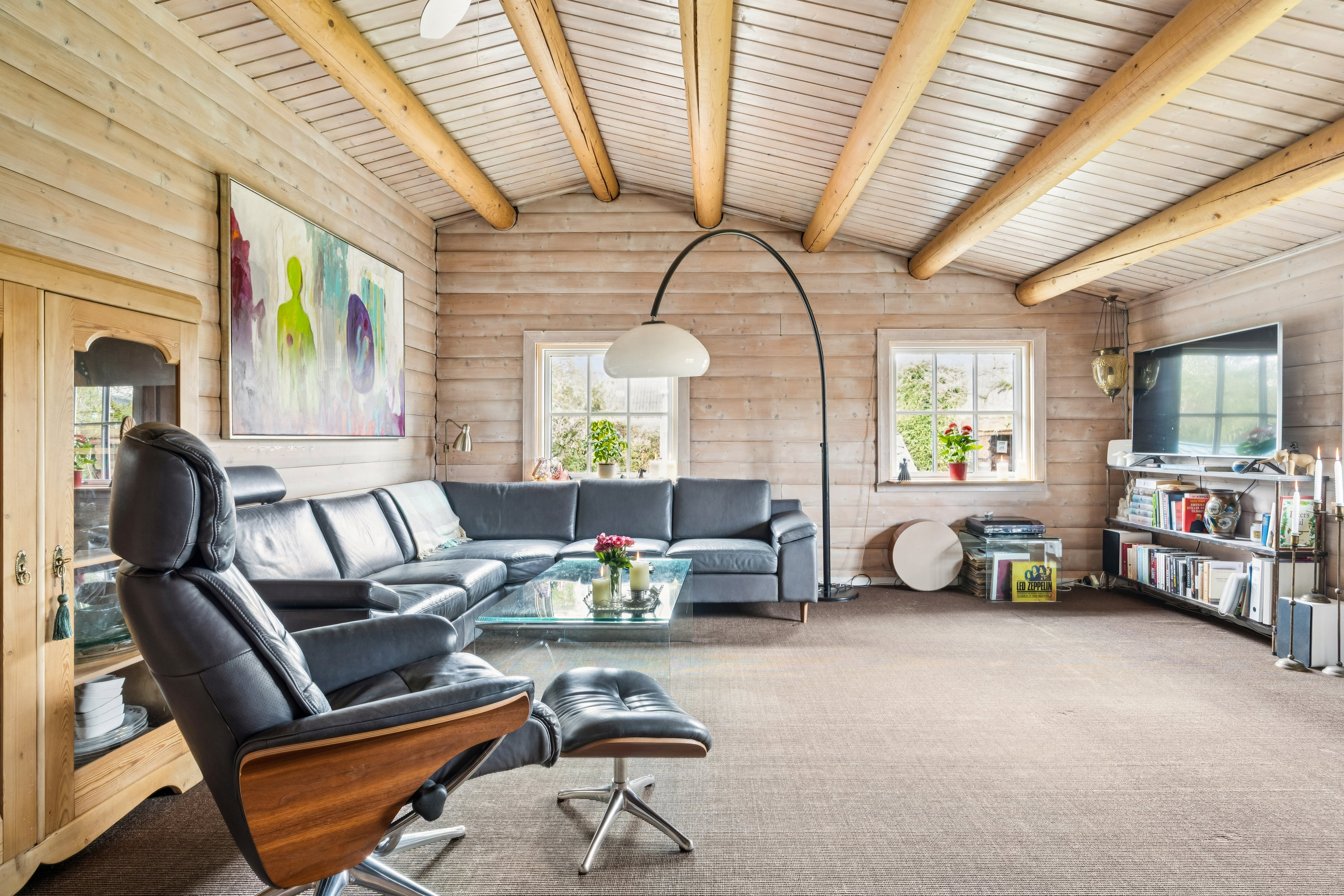 Fremhævet stue billede i fuldskærmstilstand. Billede af Vemmedrupvej 229, Vemmedrup, 4632 Bjæverskov