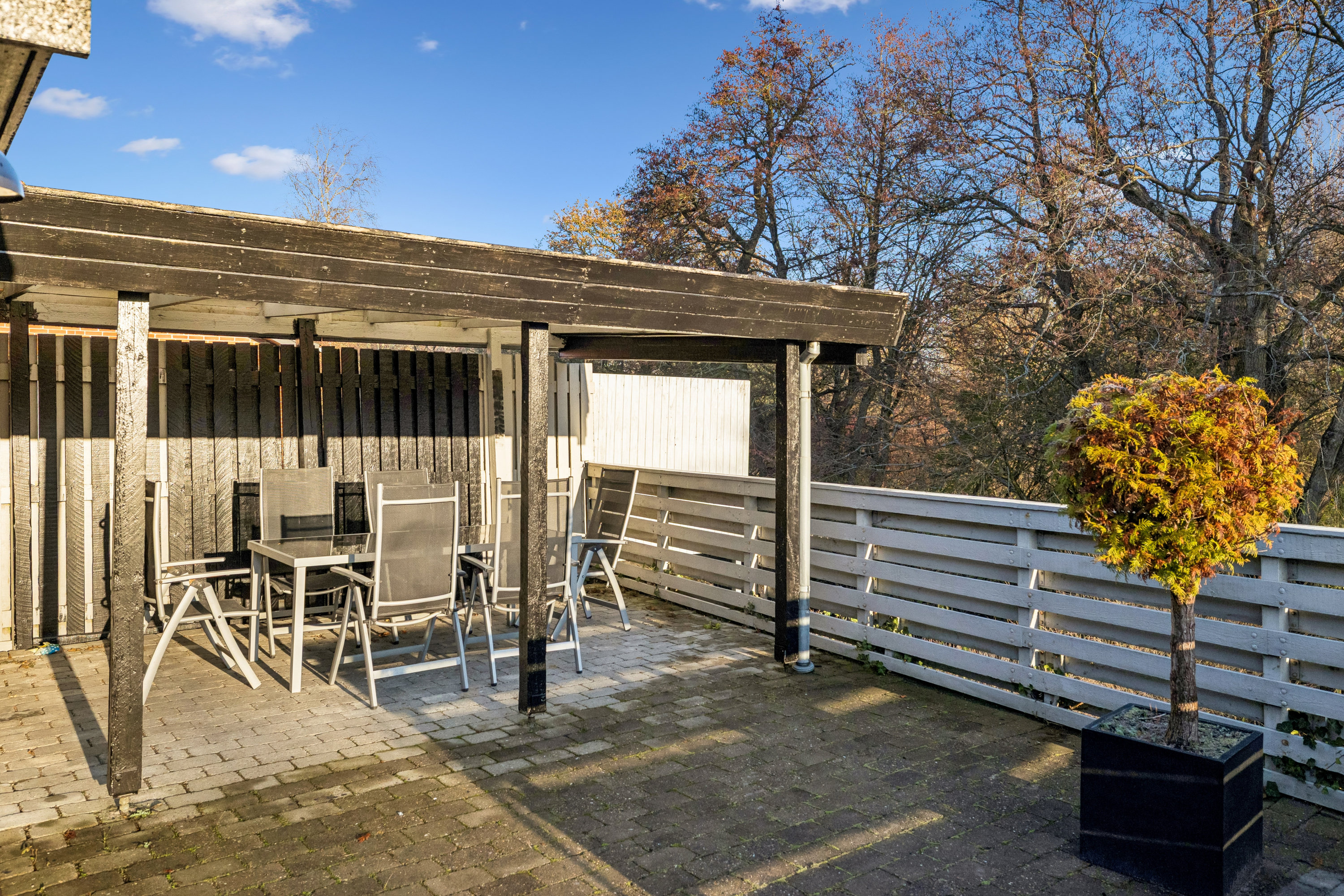 Fremhævet terrasse billede i fuldskærmstilstand. Billede af Parkvænget 15, 8920 Randers NV