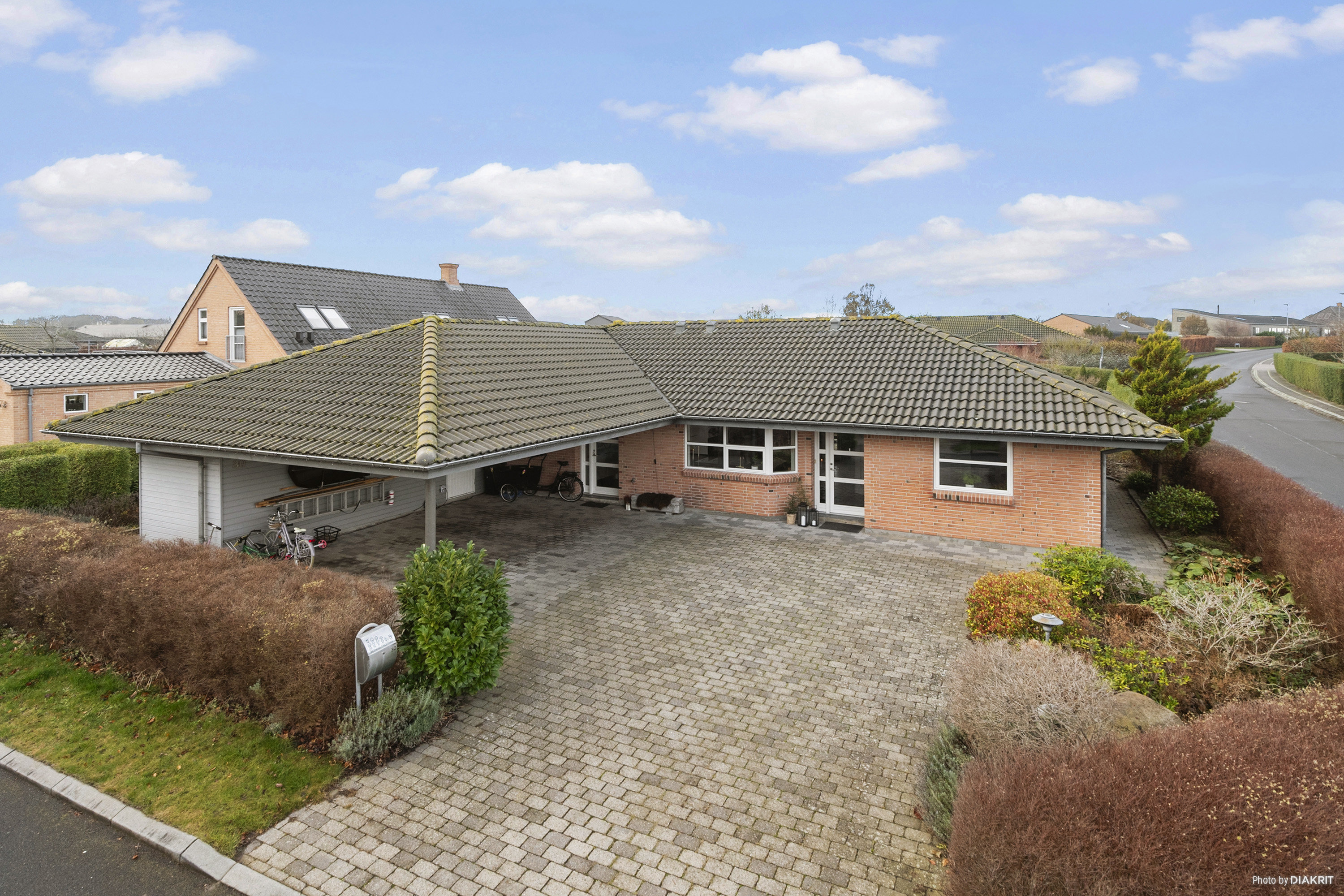 Fremhævet ejendommen billede i fuldskærmstilstand. Billede af Espelunden 30, Hou, 8300 Odder