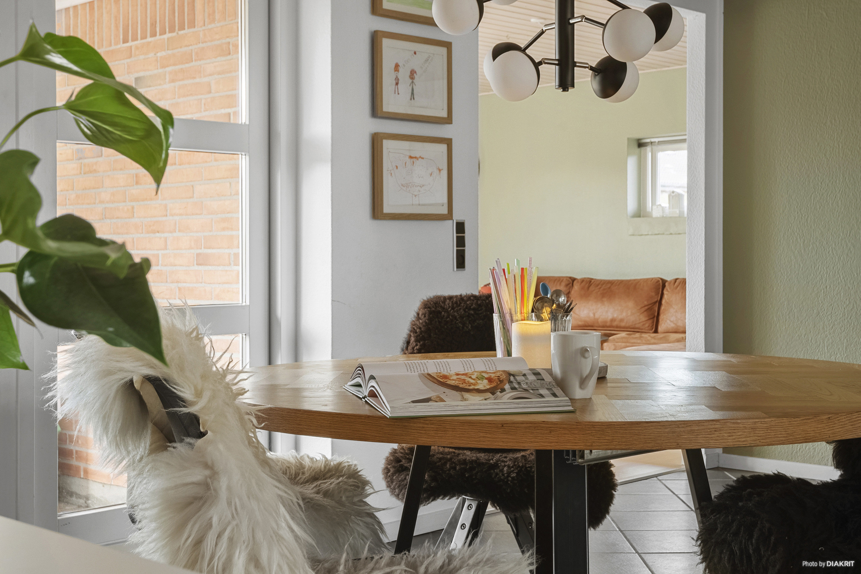 Fremhævet spisestue billede i fuldskærmstilstand. Billede af Espelunden 30, Hou, 8300 Odder