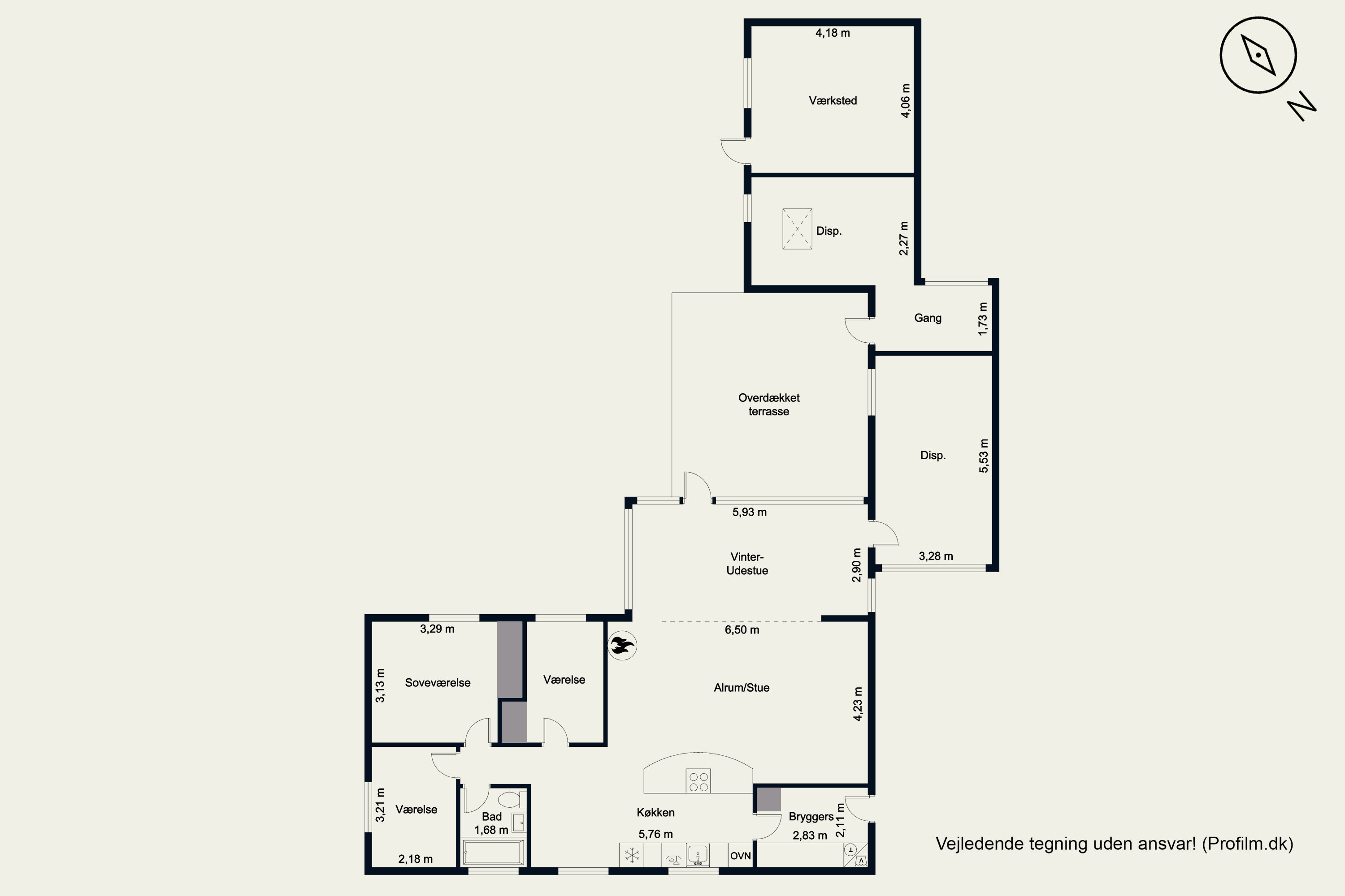 Plantegninger billede af Ålholmvej 104, Tjørring, 7400 Herning