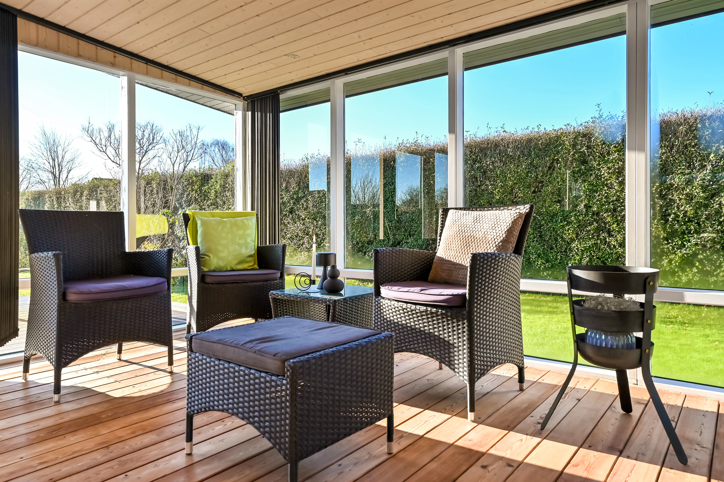 Fremhævet udestue billede i fuldskærmstilstand. Billede af Kløvervænget 7, Snejbjerg, 7400 Herning