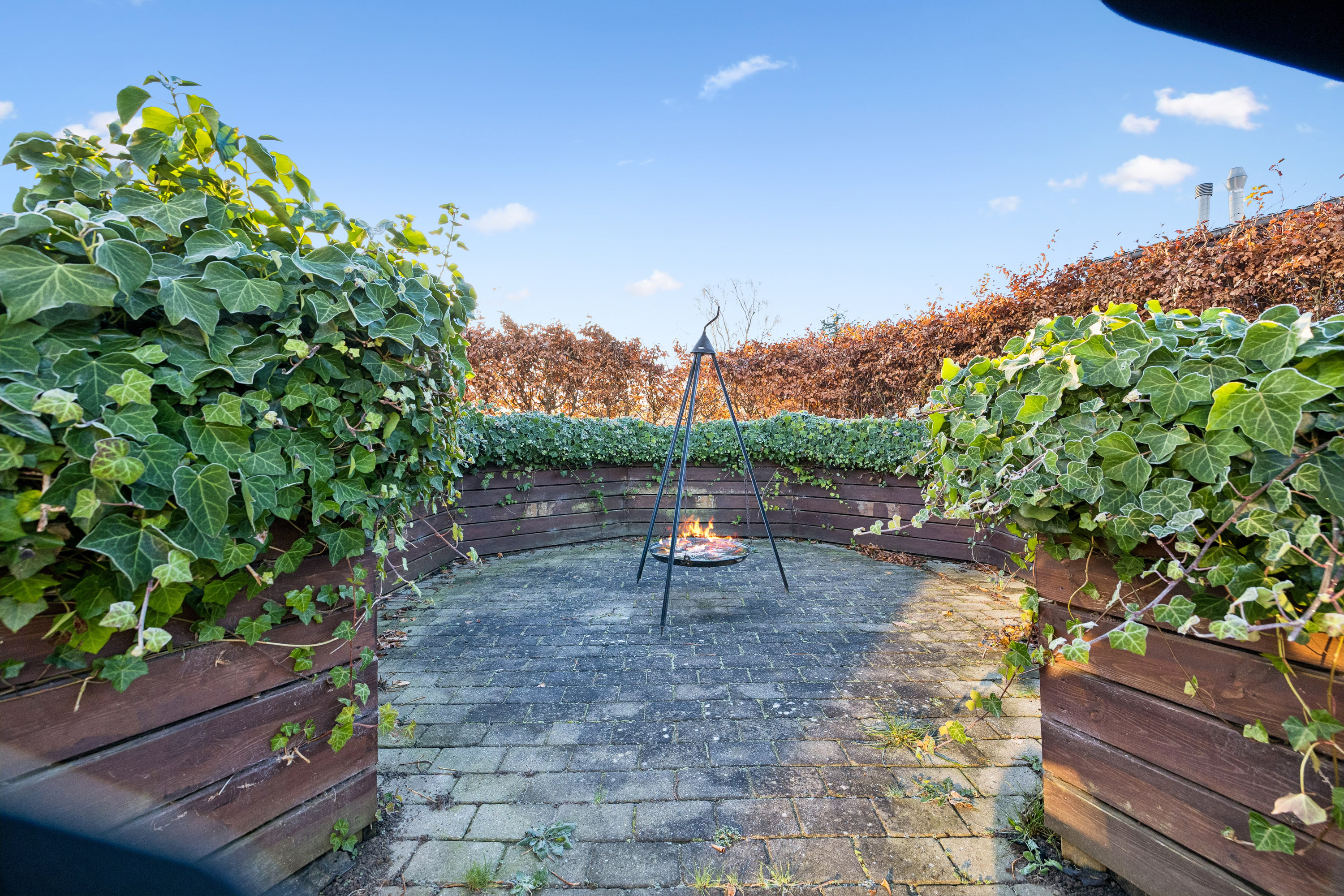 Fremhævet terrasse billede i fuldskærmstilstand. Billede af Ndr Truevej 11, Vebbestrup, 9500 Hobro