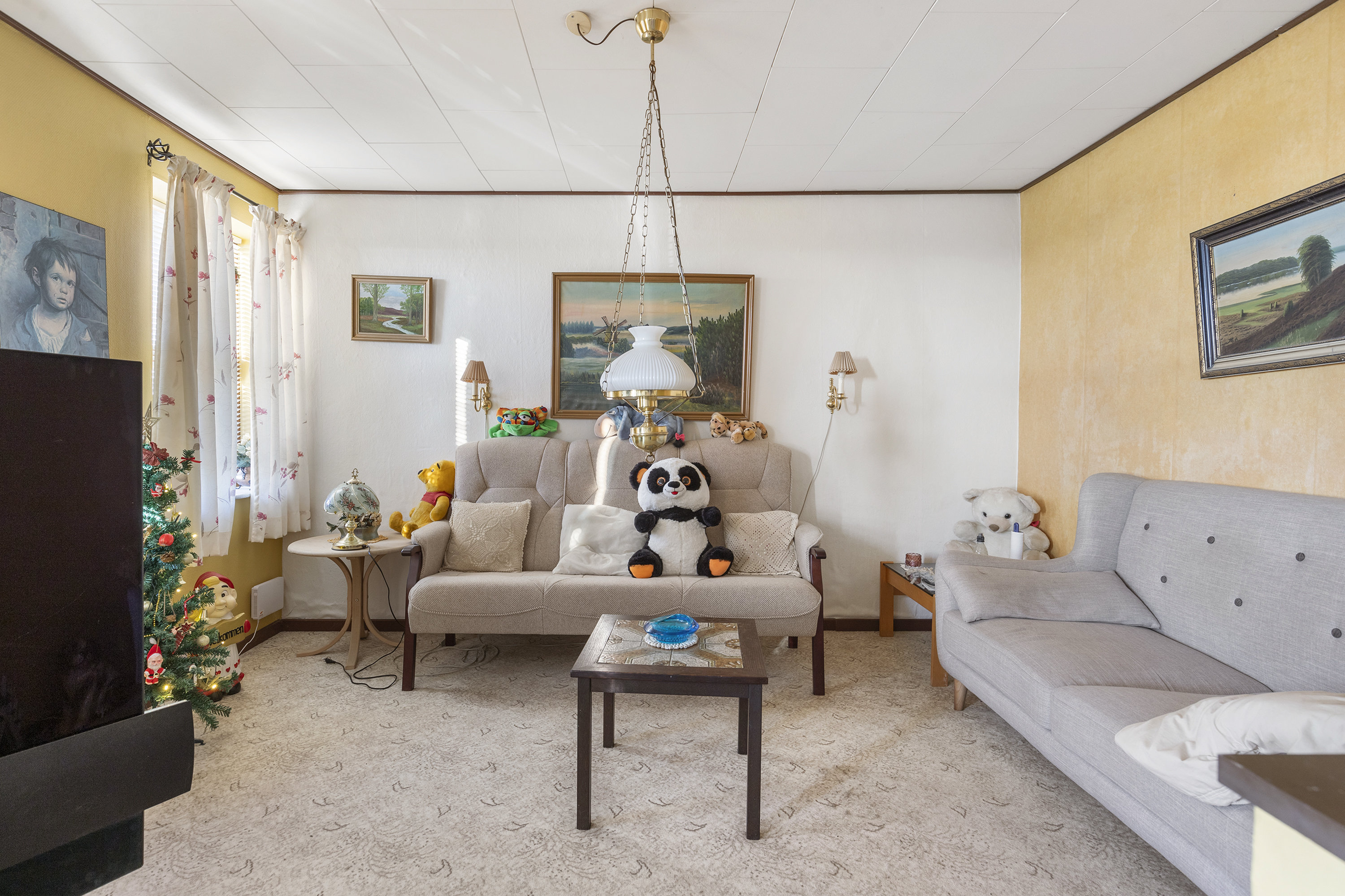 Fremhævet stue billede i fuldskærmstilstand. Billede af Tryvej 145, 9750 Østervrå