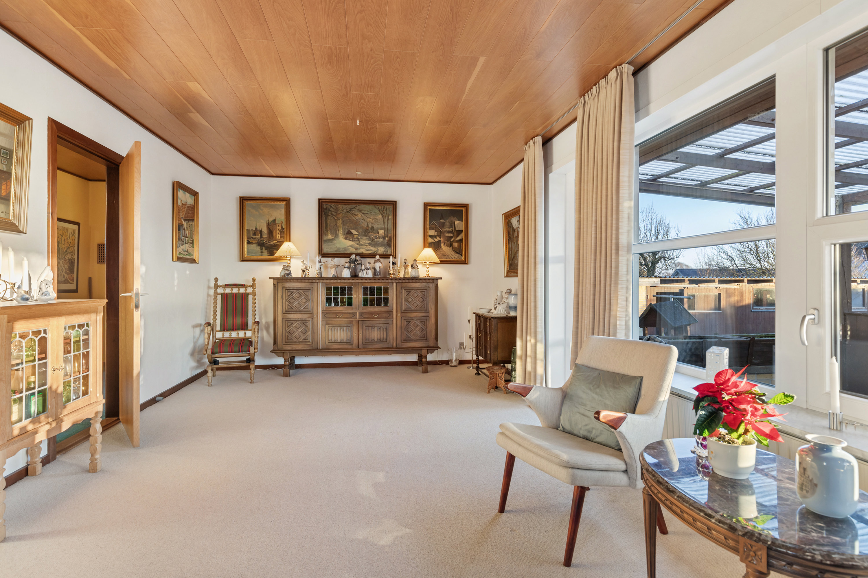 Fremhævet stue billede i fuldskærmstilstand. Billede af Grønagervej 13, 9760 Vrå