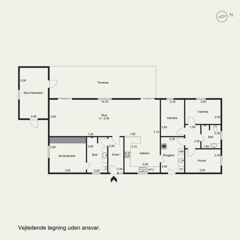 Plantegninger billede af Jels Vestergade 41A, Jels, 6630 Rødding