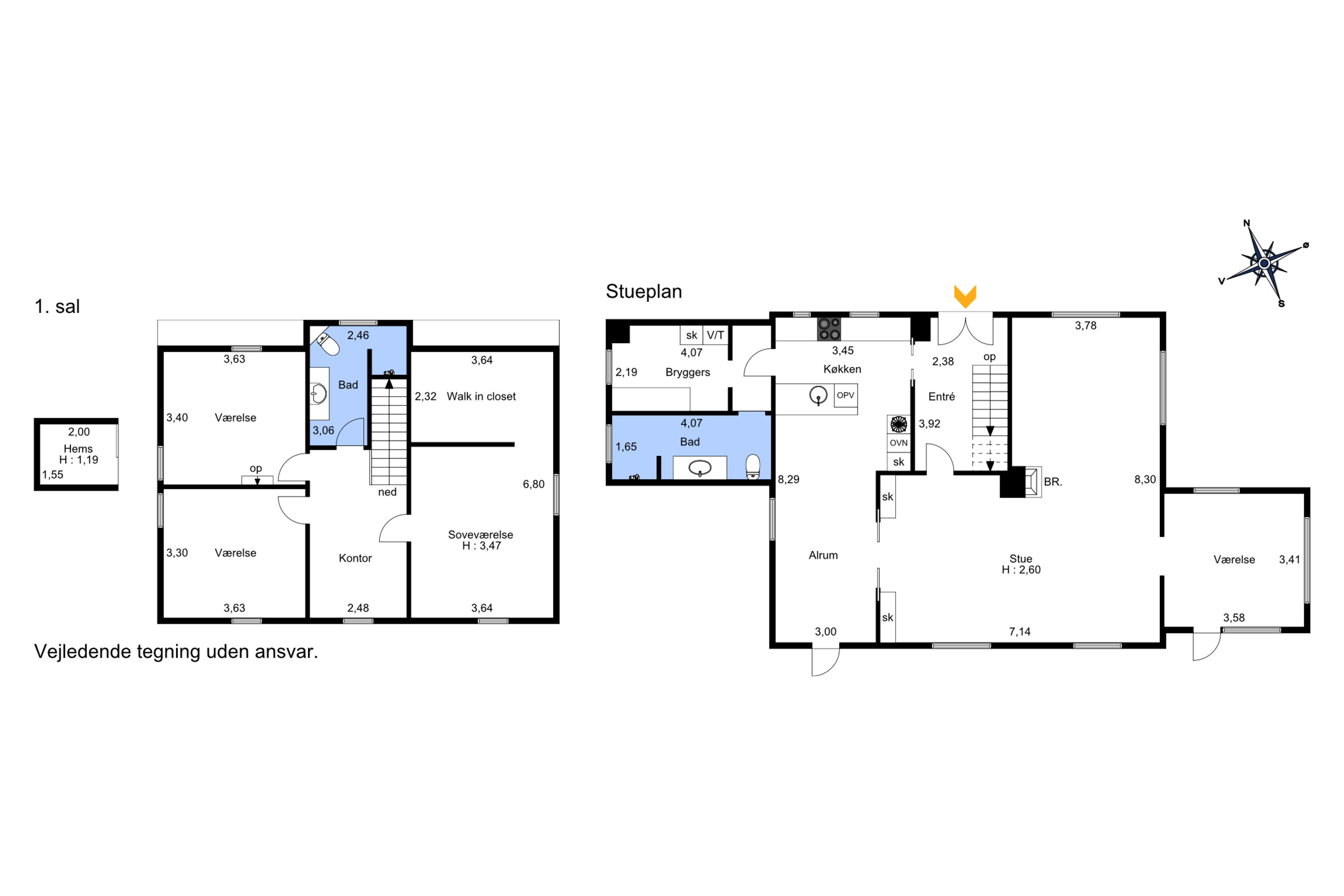 Plantegninger billede af Fastrupvej 45, Fastrup, 8355 Solbjerg