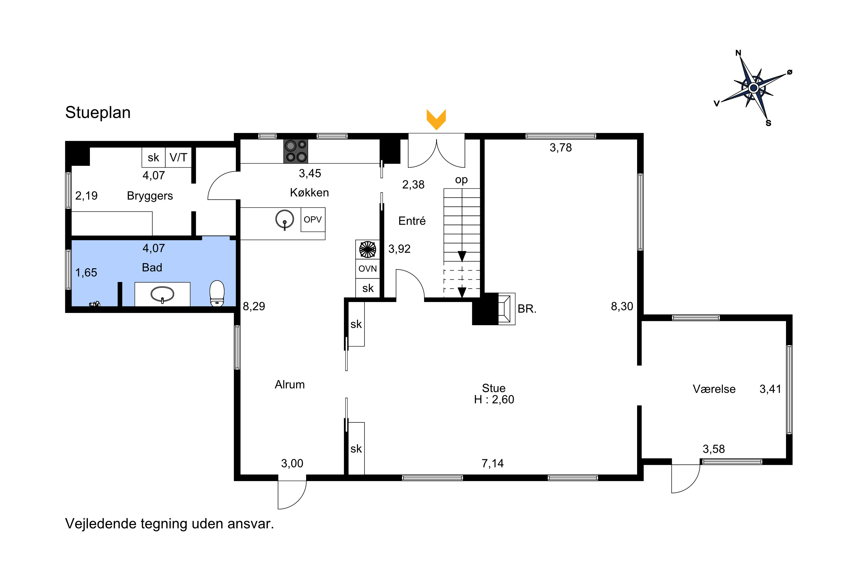 Plantegninger billede af Fastrupvej 45, Fastrup, 8355 Solbjerg