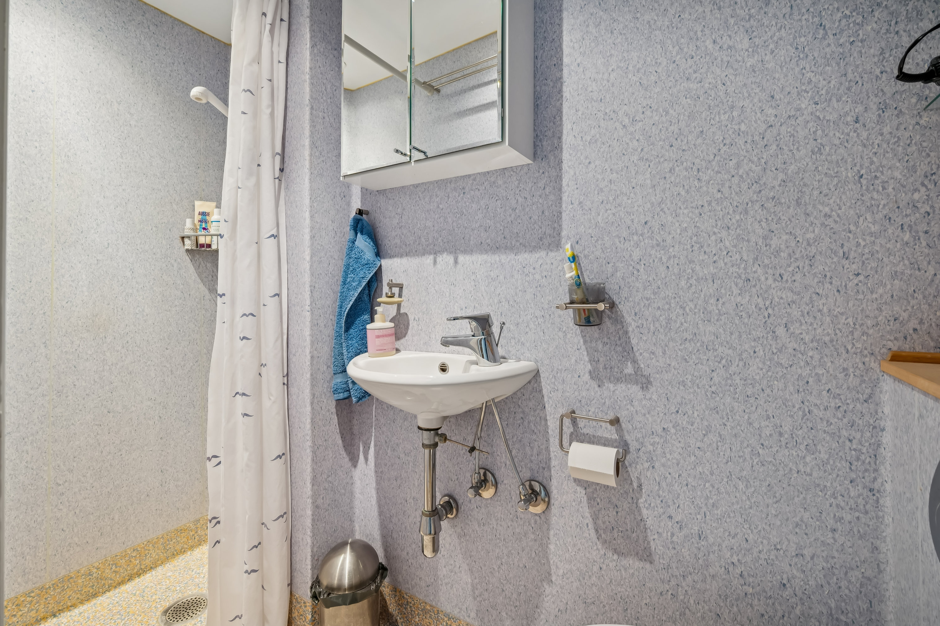 Fremhævet badeværelse billede i fuldskærmstilstand. Billede af Saltholmsgade 19, 8000 Aarhus C