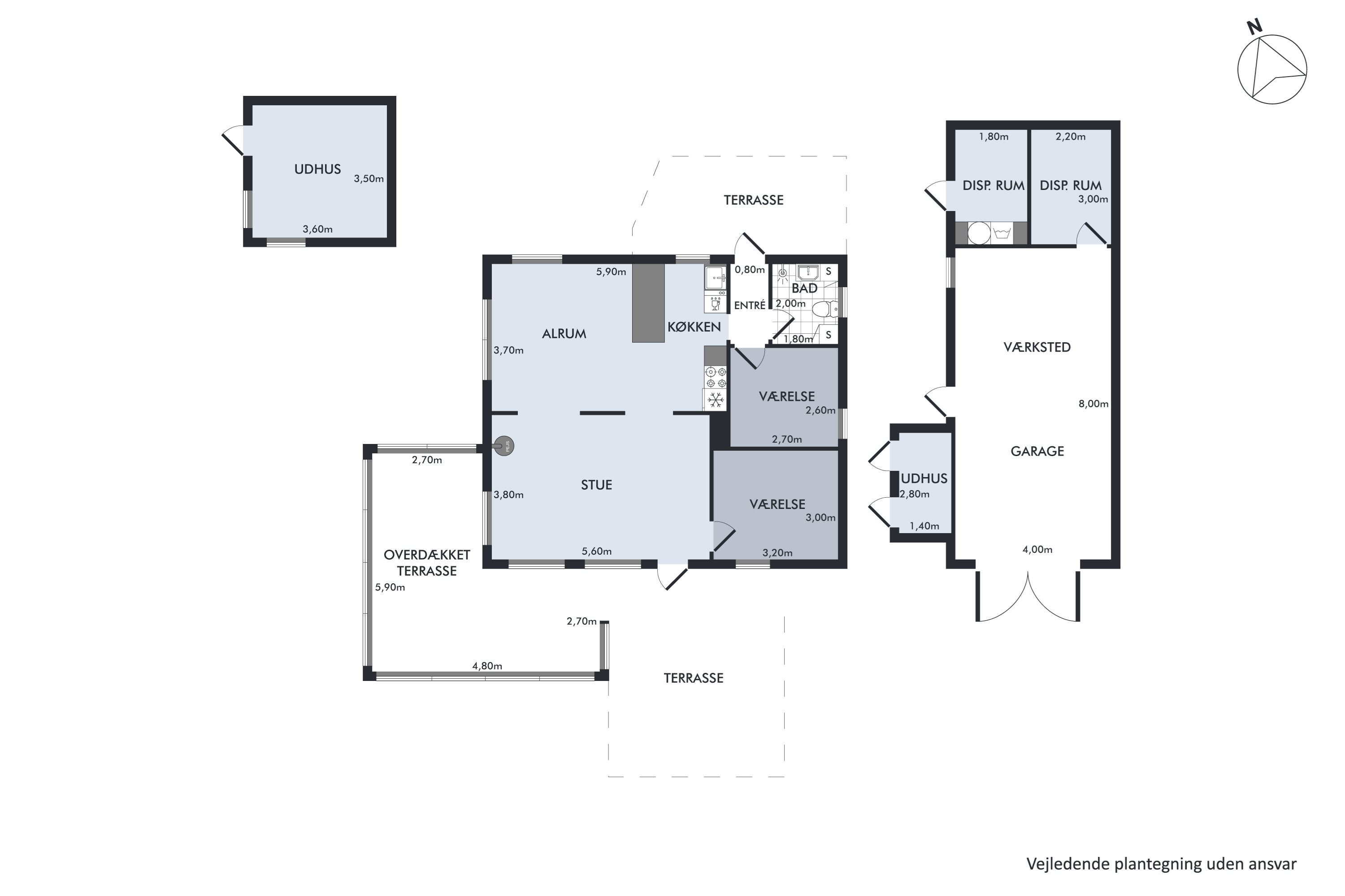 Plantegninger billede af Bjørnsvej 7, Kaldred, 4593 Eskebjerg
