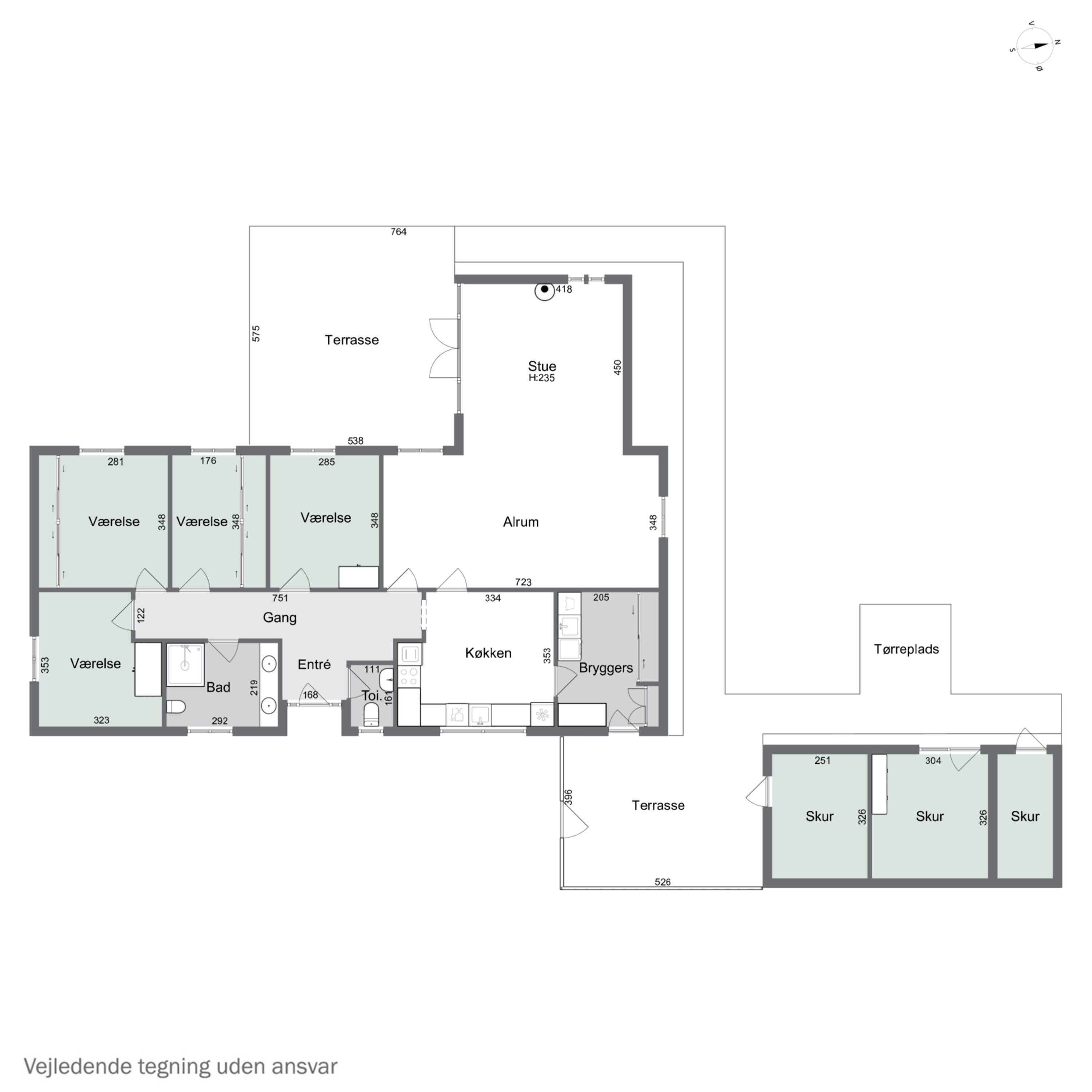 Plantegninger billede af Vingeager 9, 2600 Glostrup