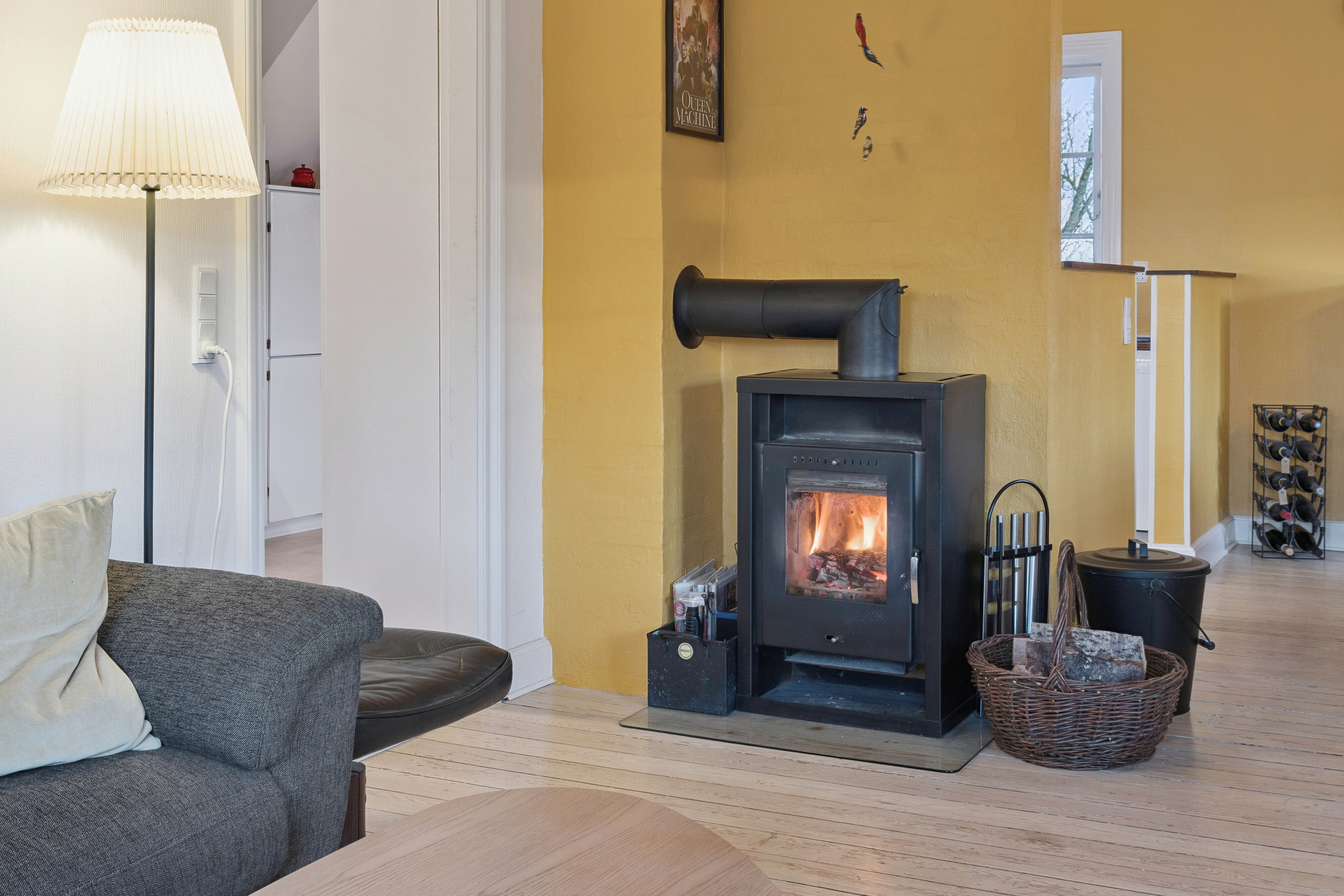 Fremhævet stue billede i fuldskærmstilstand. Billede af Kirkevej 26, Særslev, 5471 Søndersø