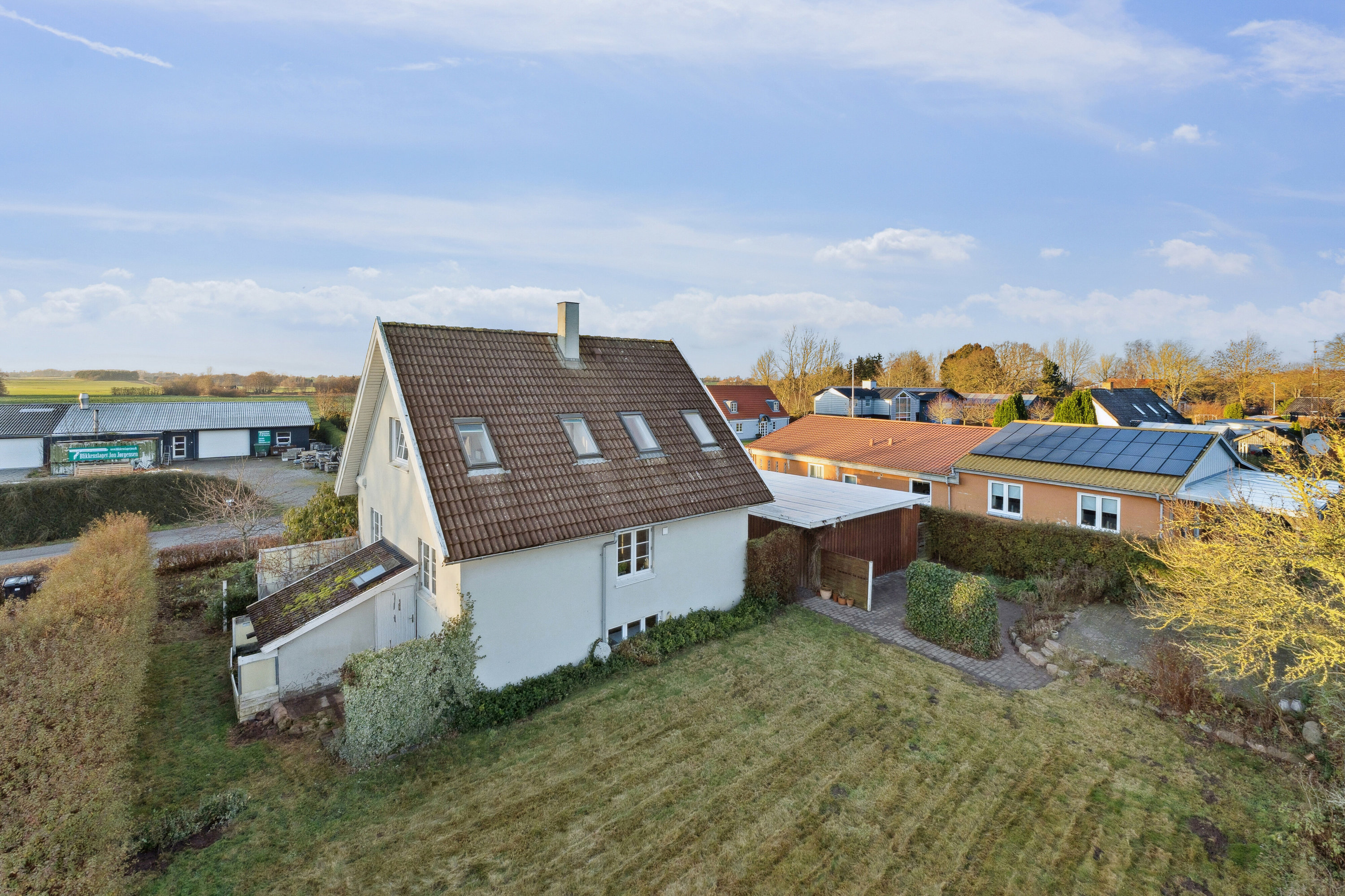 Fremhævet set fra vejen billede i fuldskærmstilstand. Billede af Kirkevej 26, Særslev, 5471 Søndersø