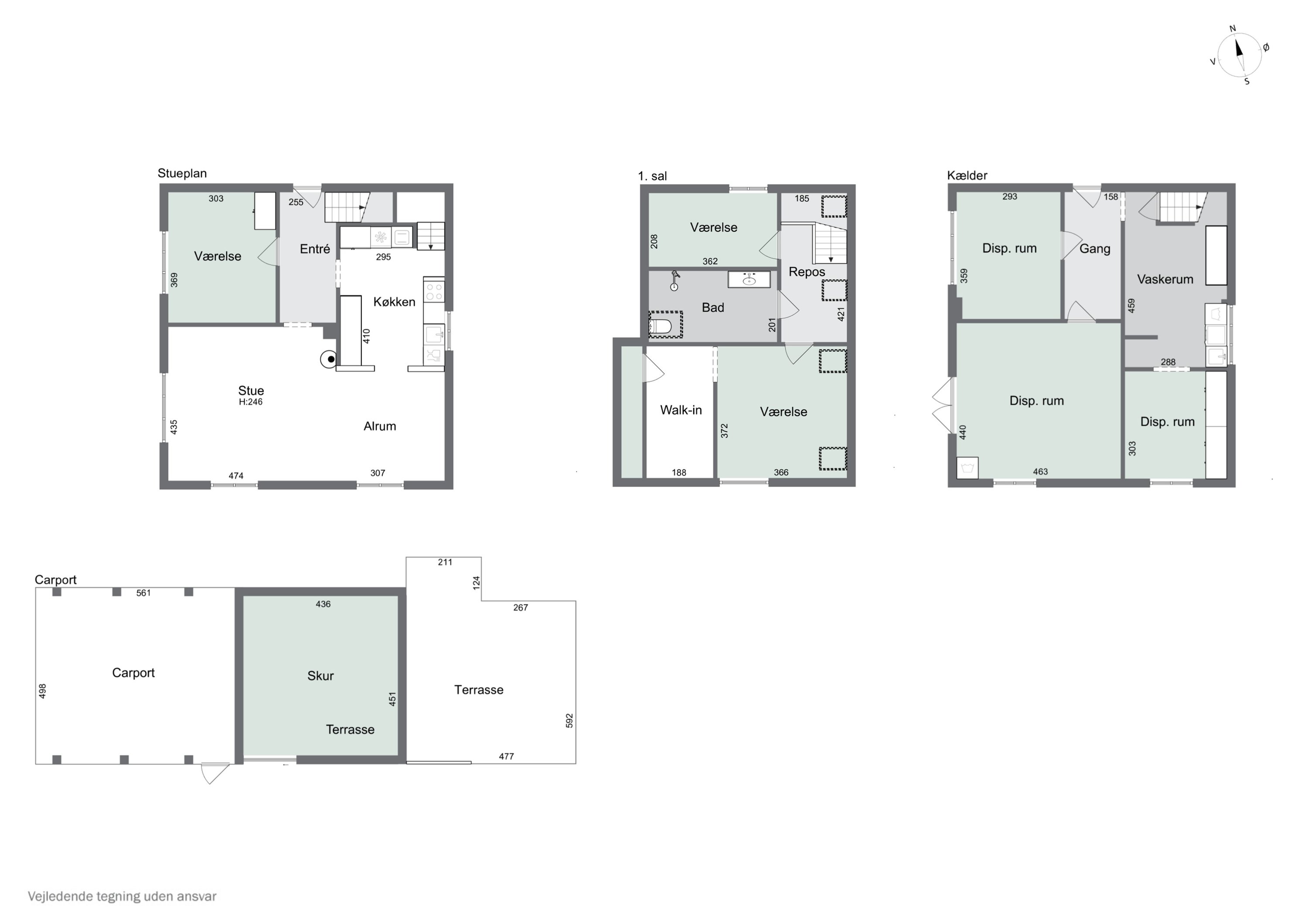 Plantegninger billede af Kirkevej 26, Særslev, 5471 Søndersø