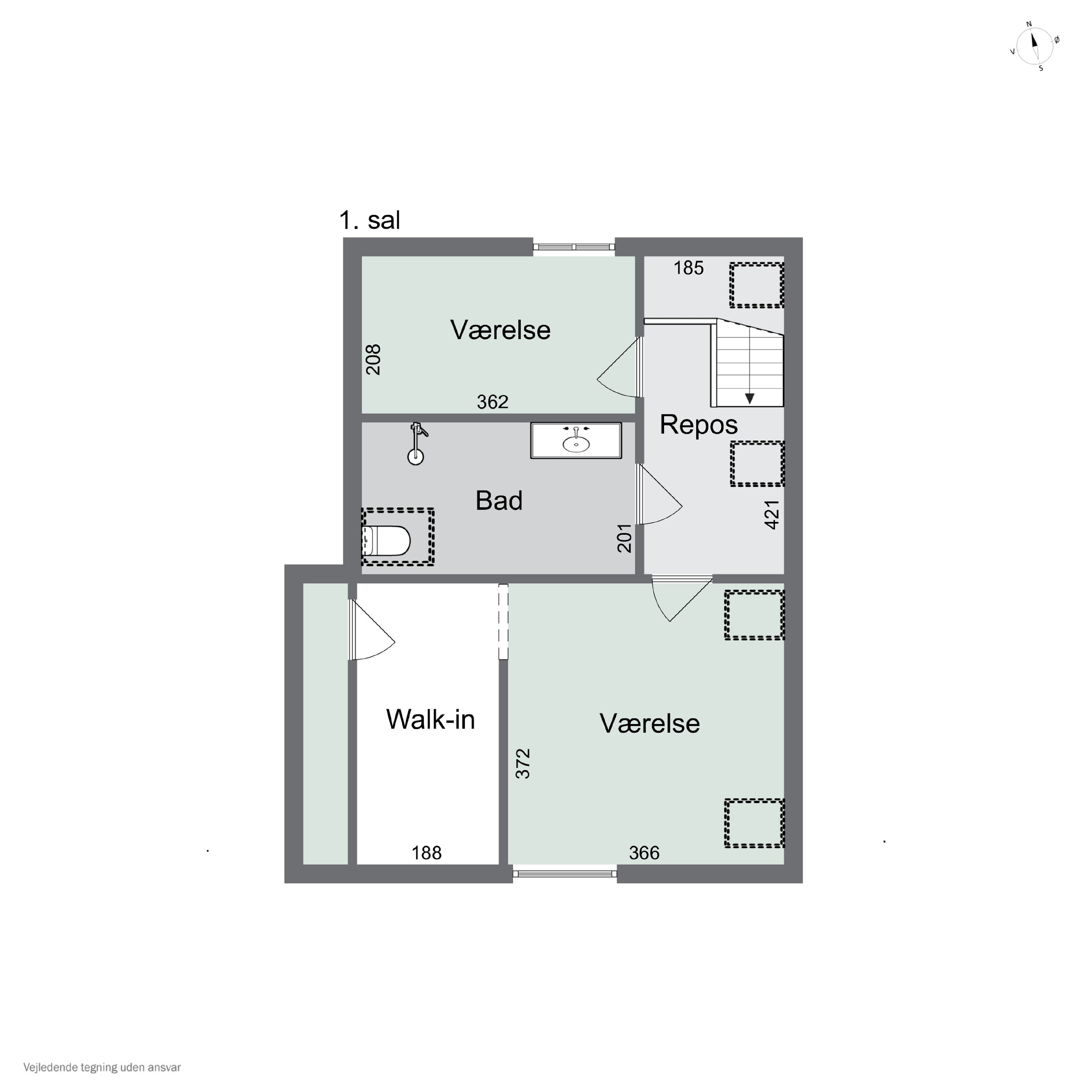 Plantegninger billede af Kirkevej 26, Særslev, 5471 Søndersø