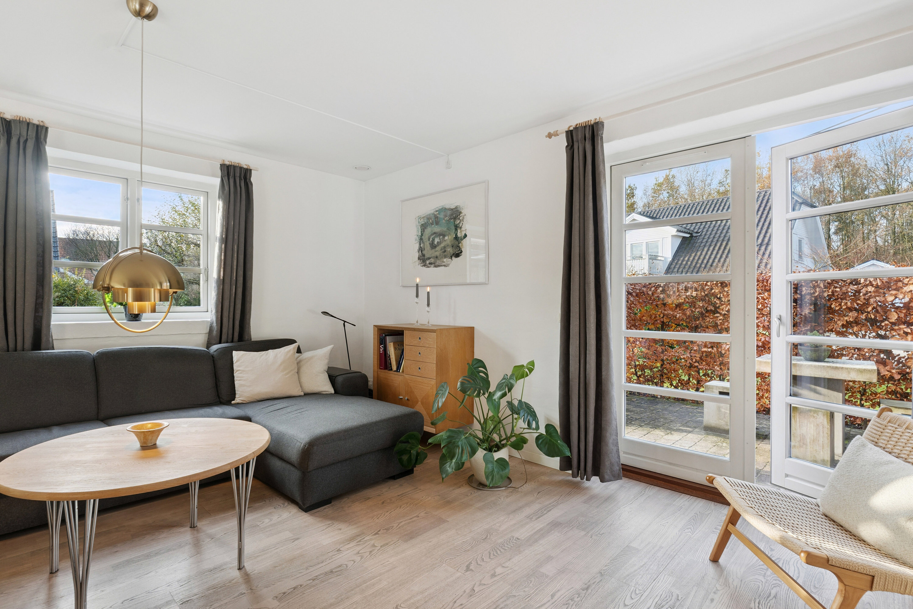 Fremhævet stue billede i fuldskærmstilstand. Billede af Stensbjerg 15, 2600 Glostrup