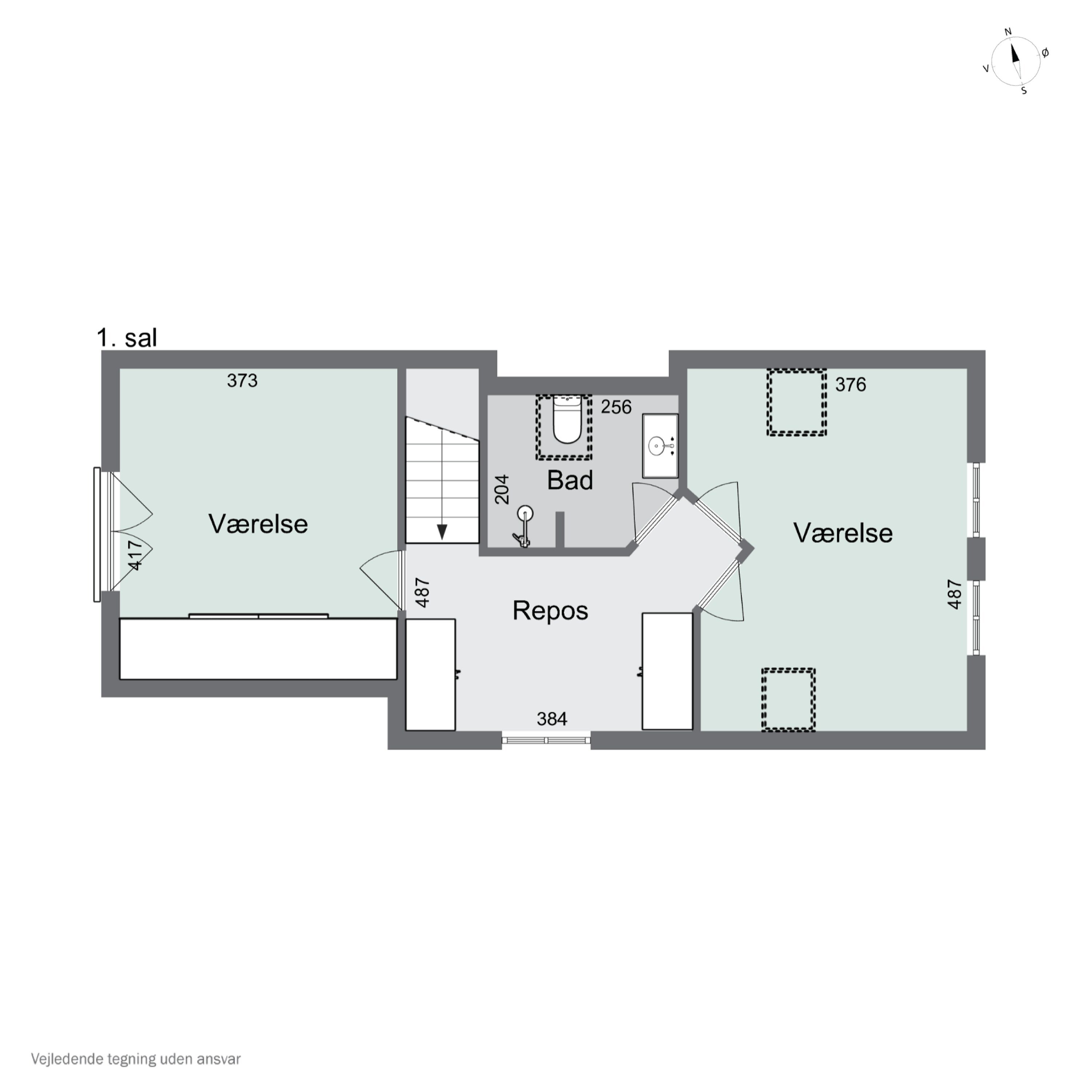 Plantegninger billede af Stensbjerg 15, 2600 Glostrup