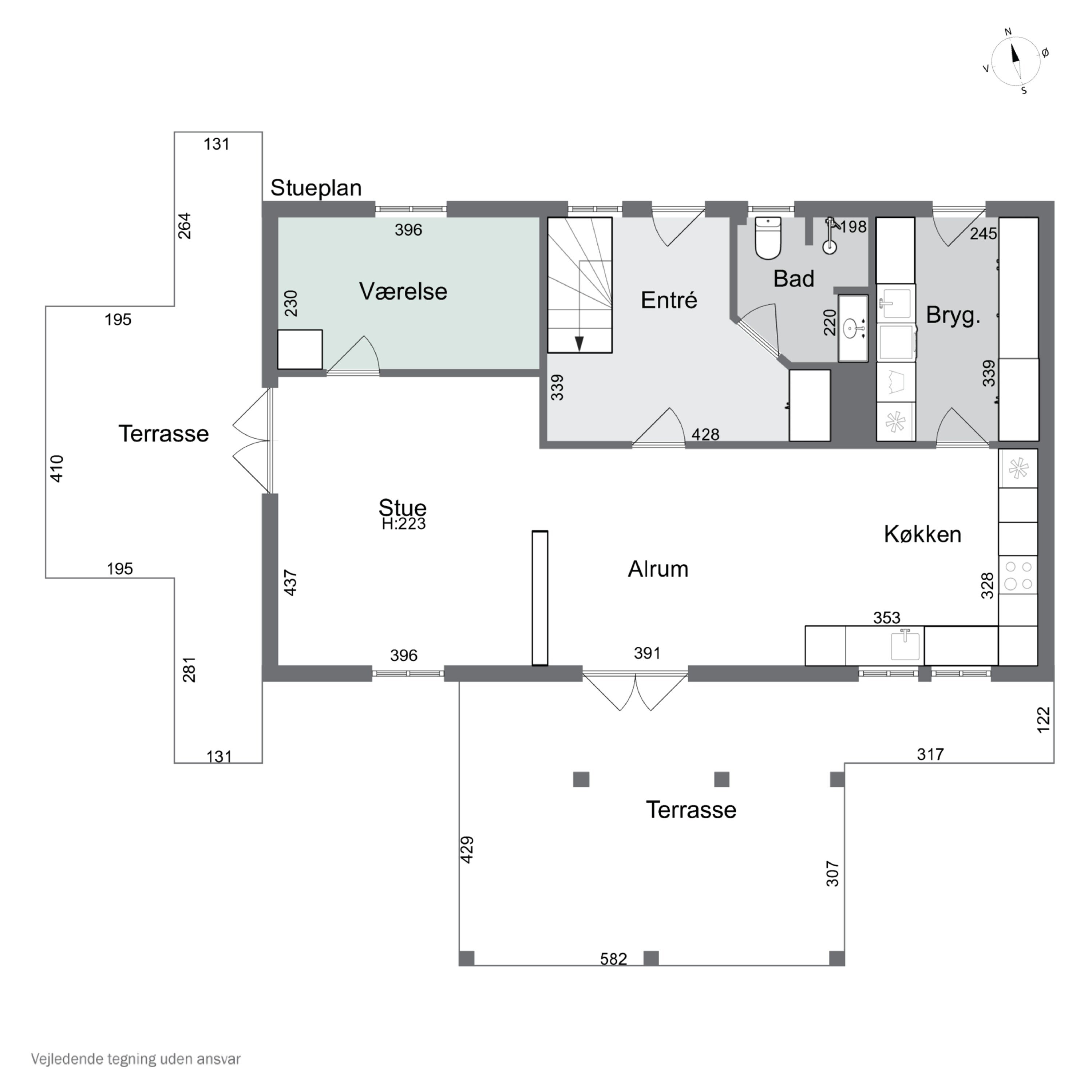 Plantegninger billede af Stensbjerg 15, 2600 Glostrup