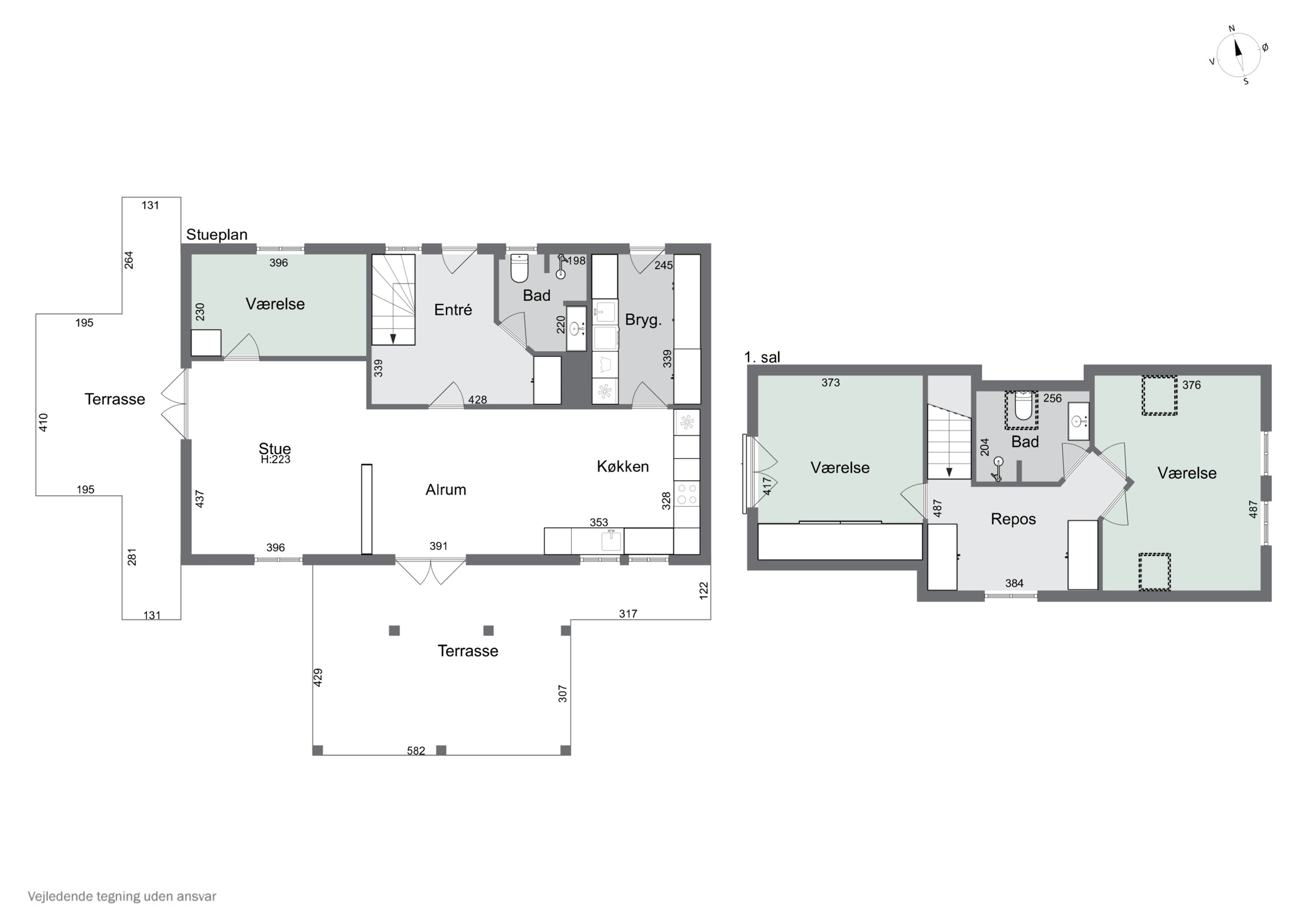 Plantegninger billede af Stensbjerg 15, 2600 Glostrup