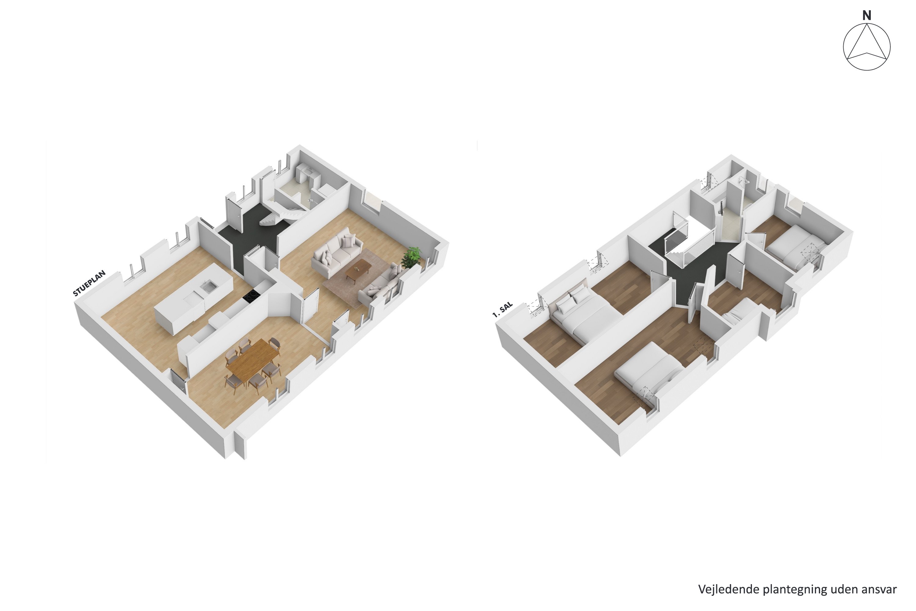 Plantegninger billede af Haldumlund 3, Haldum, 8382 Hinnerup