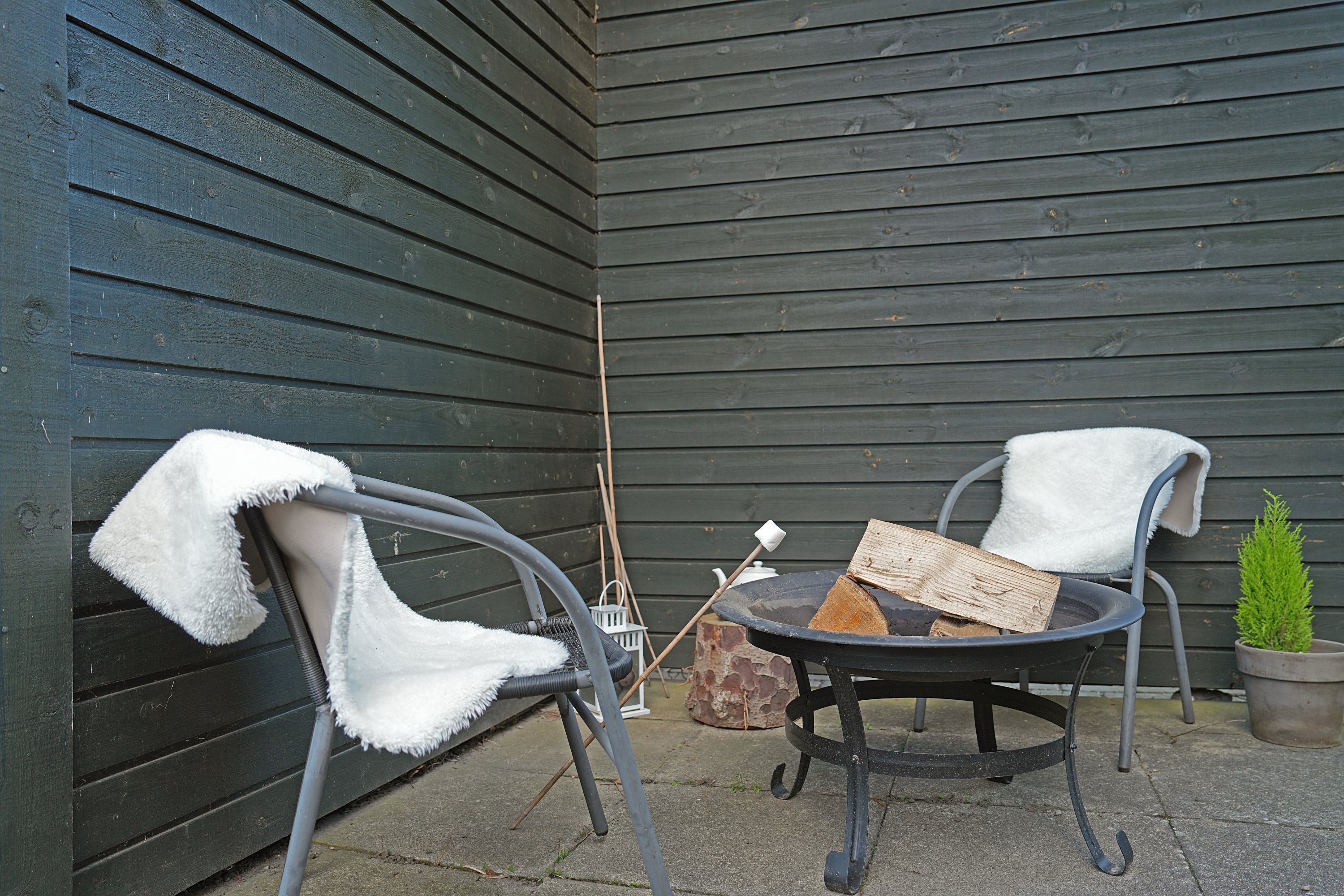 Fremhævet terrasse billede i fuldskærmstilstand. Billede af Nyledsbakken 26, 4500 Nykøbing Sj