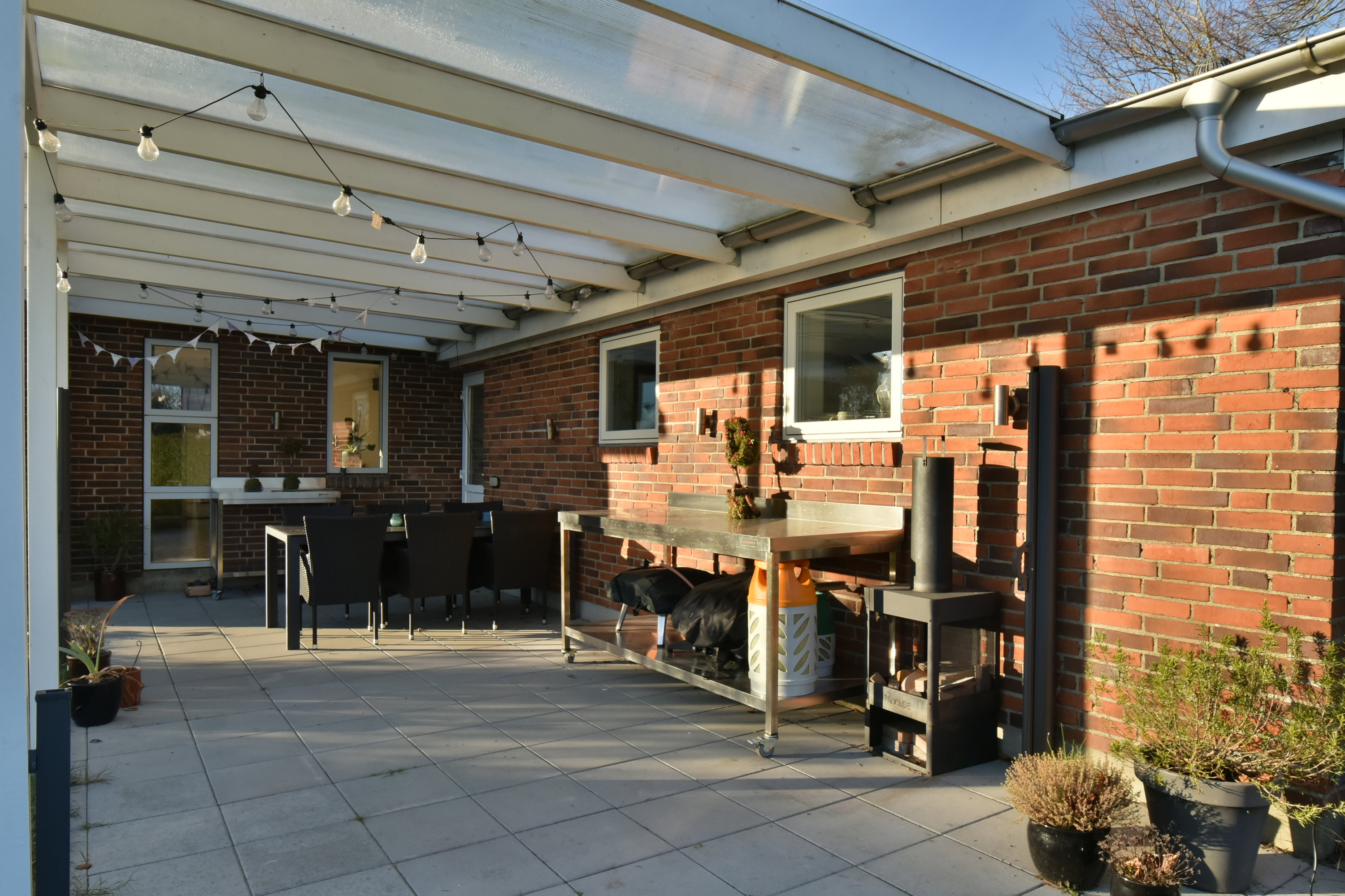 Fremhævet overdækket terrasse billede i fuldskærmstilstand. Billede af Toftbjerg 27, Snejbjerg, 7400 Herning