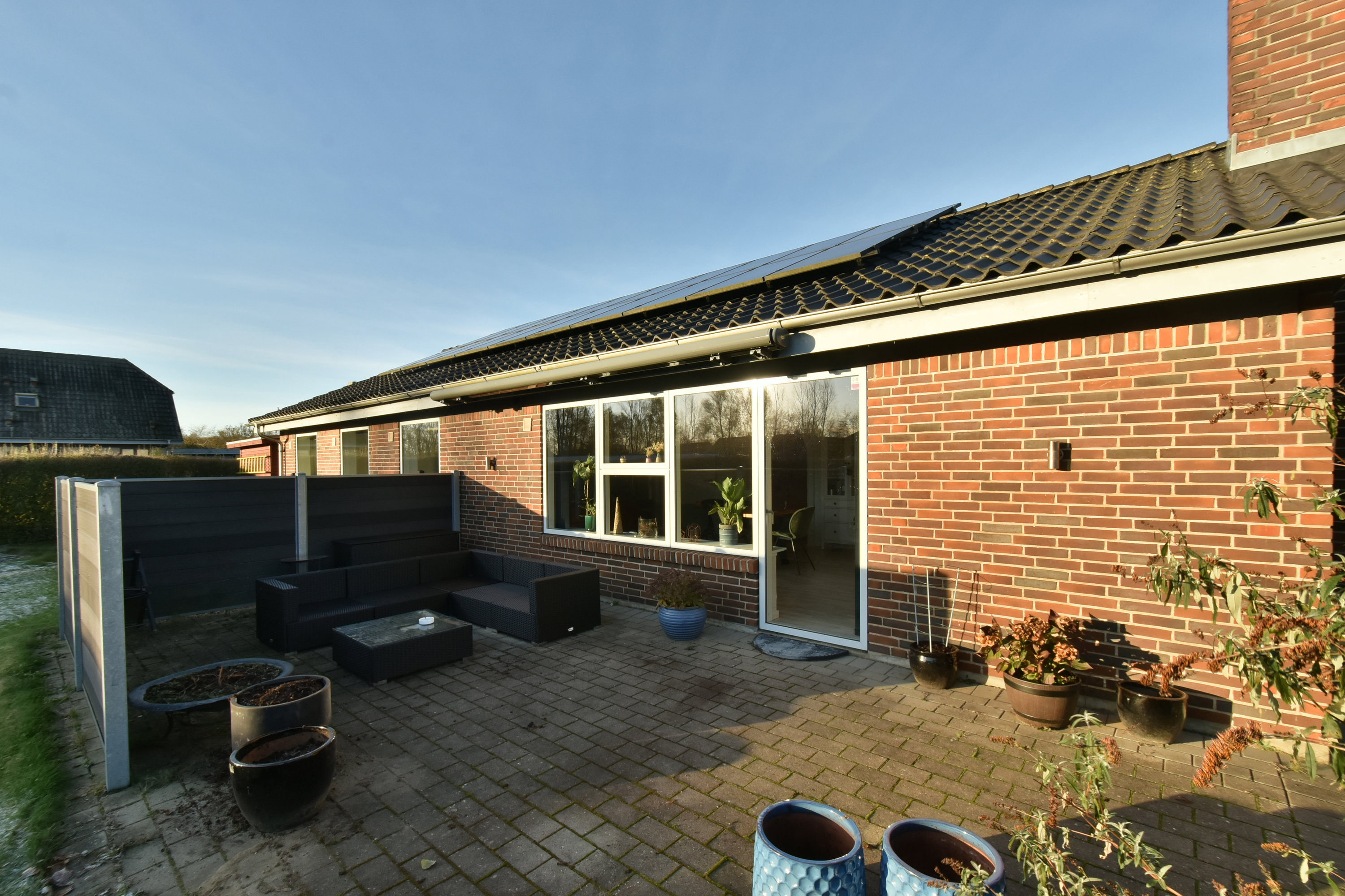 Fremhævet terrasse billede i fuldskærmstilstand. Billede af Toftbjerg 27, Snejbjerg, 7400 Herning