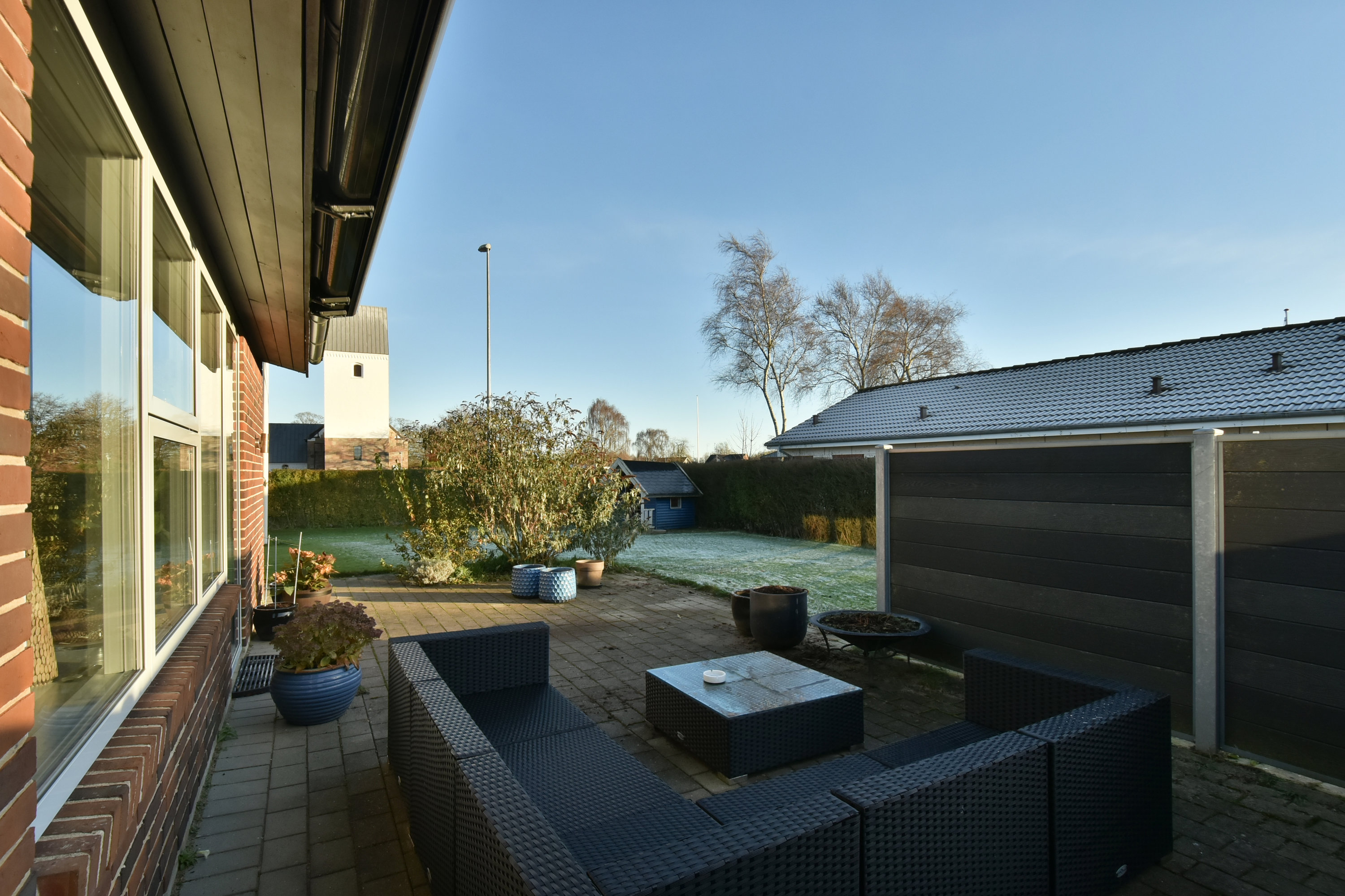 Fremhævet terrasse billede i fuldskærmstilstand. Billede af Toftbjerg 27, Snejbjerg, 7400 Herning