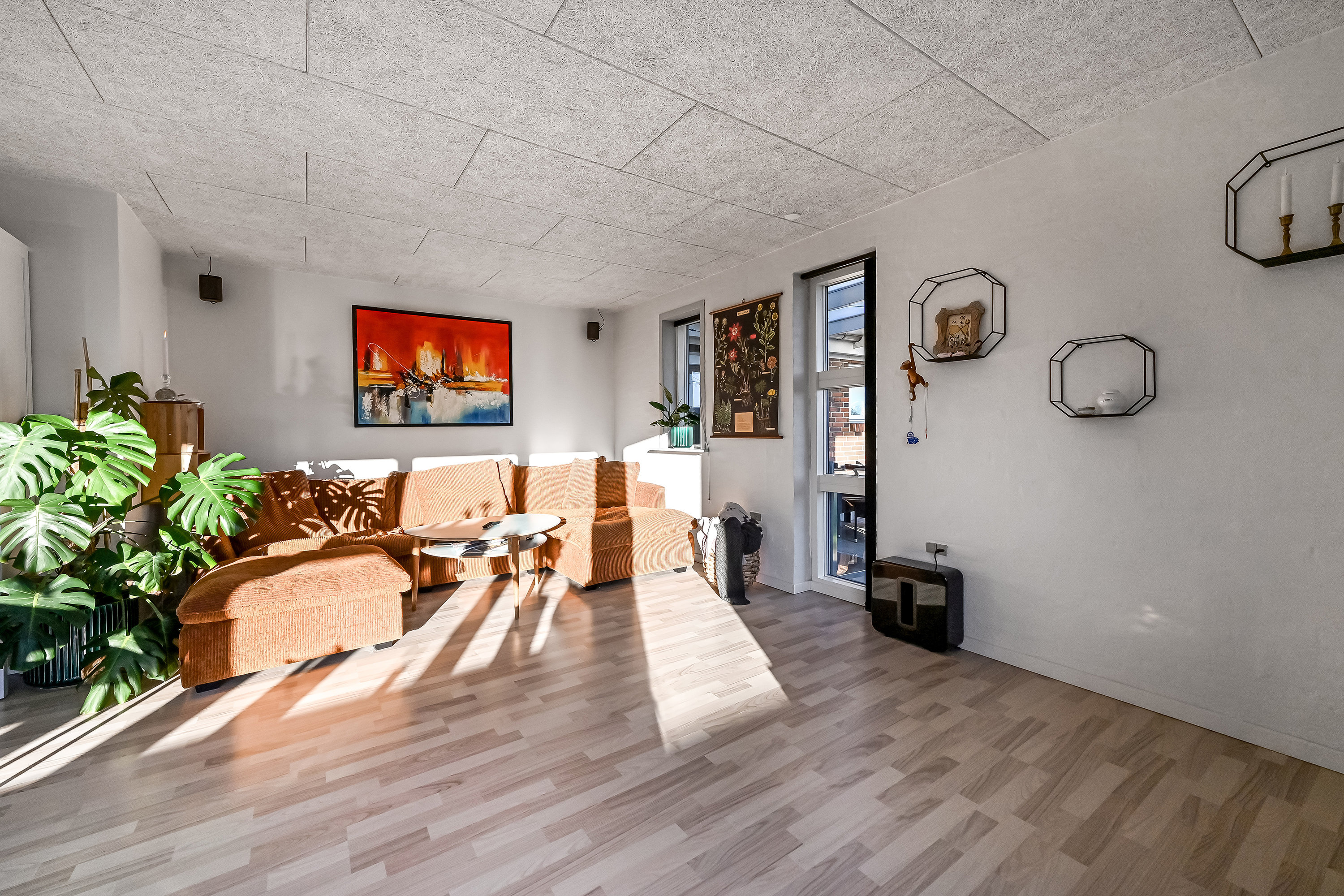 Fremhævet stue billede i fuldskærmstilstand. Billede af Toftbjerg 27, Snejbjerg, 7400 Herning