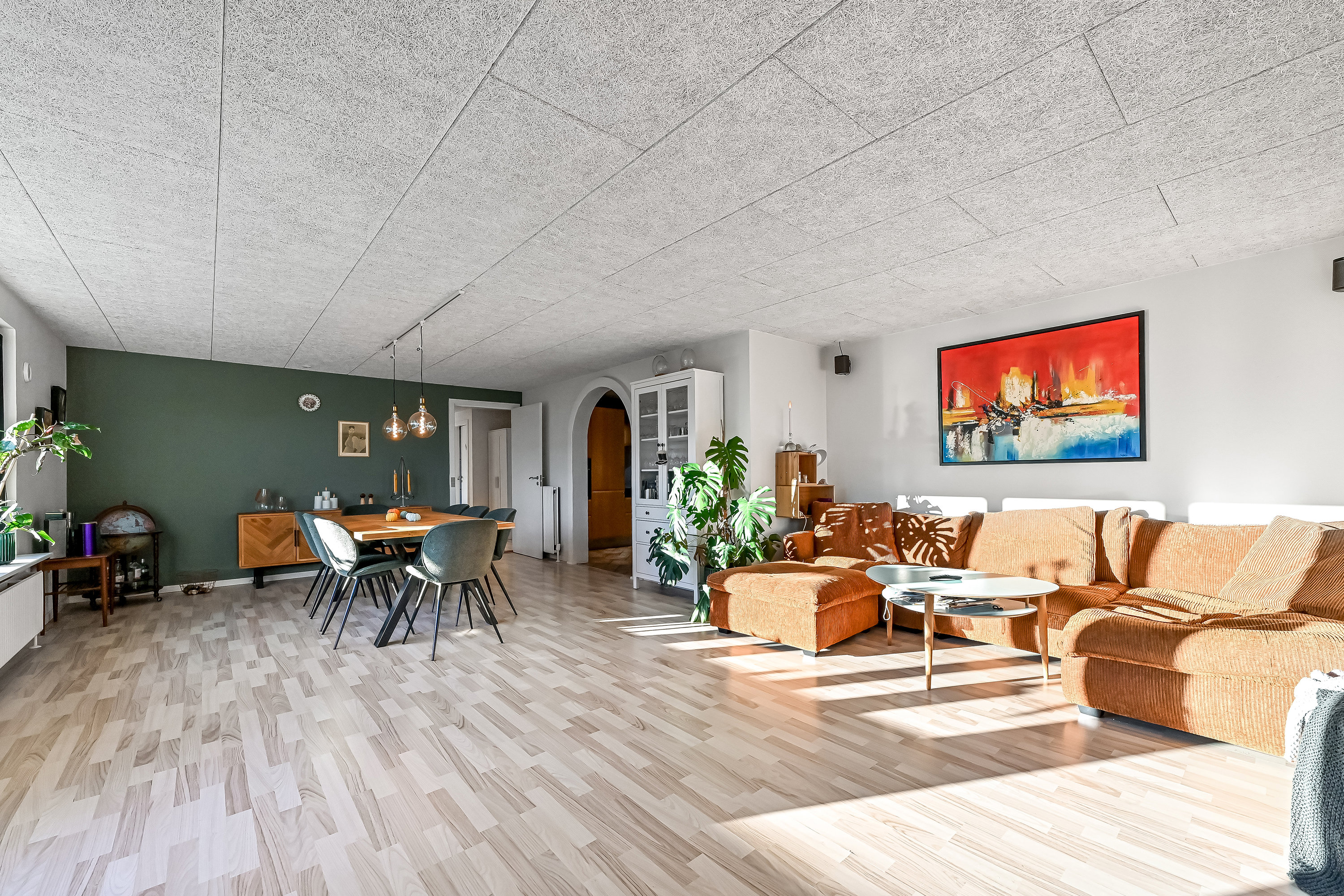 Fremhævet stue billede i fuldskærmstilstand. Billede af Toftbjerg 27, Snejbjerg, 7400 Herning