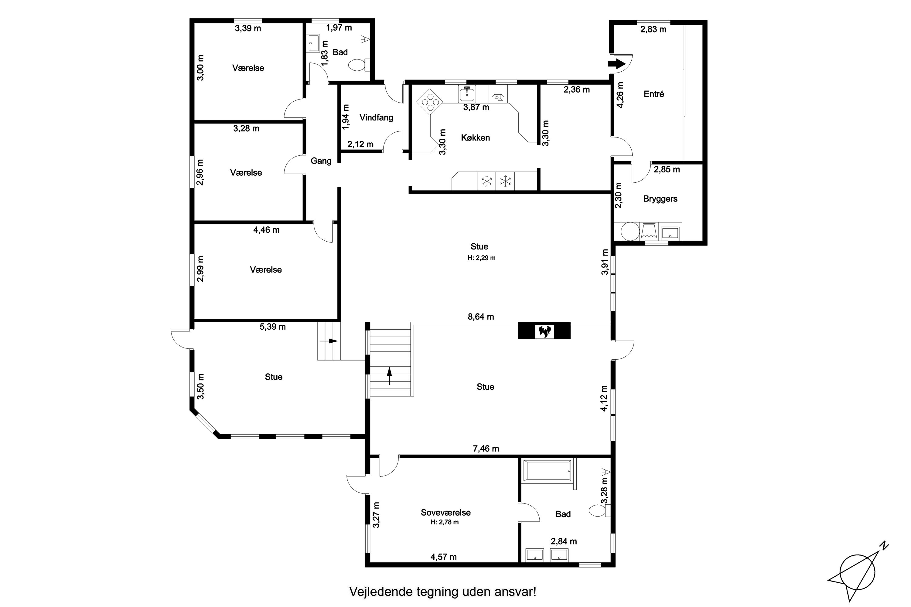 Plantegninger billede af Hestetoften 1, Ravnshøj, 9900 Frederikshavn