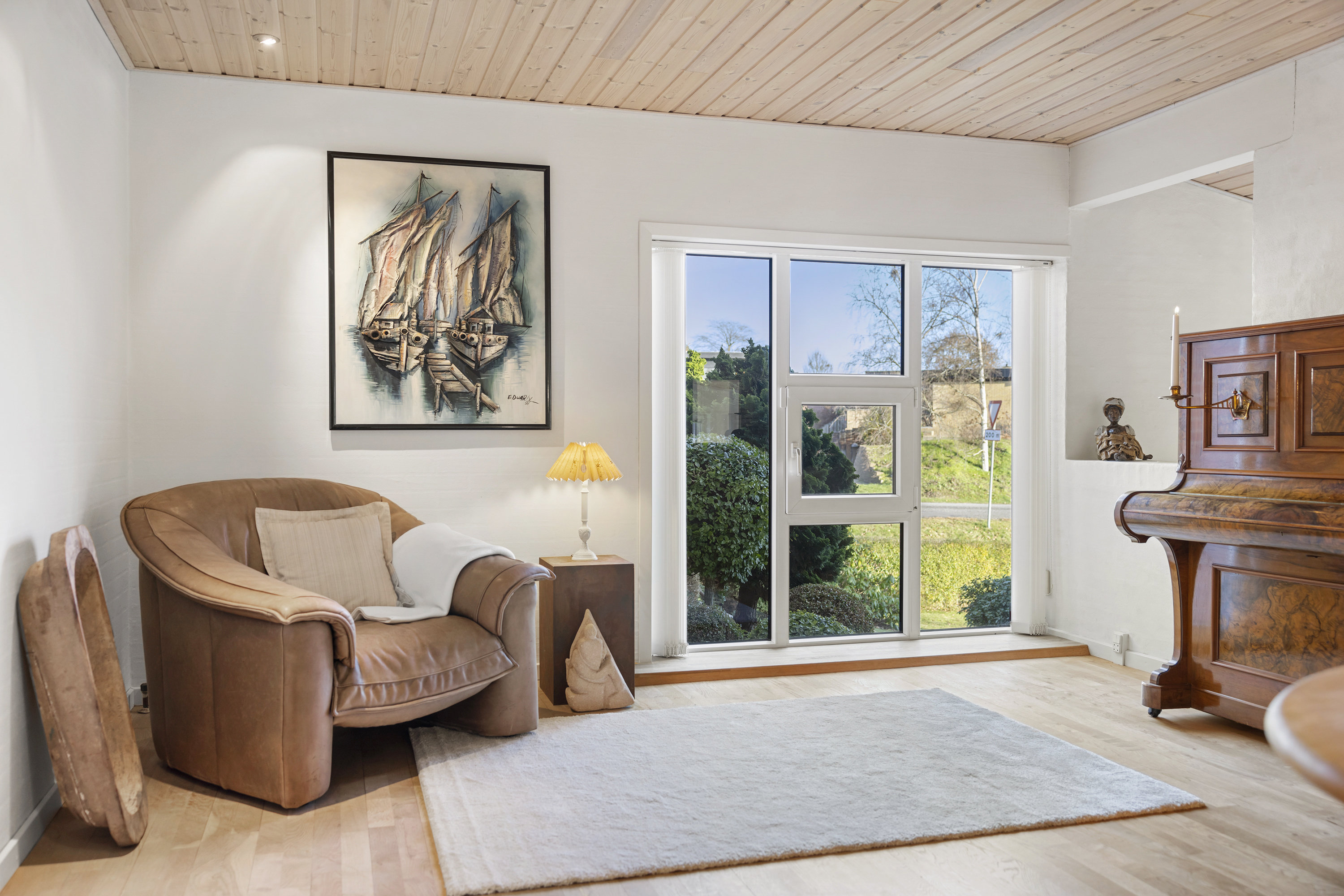 Fremhævet stue billede i fuldskærmstilstand. Billede af Hestetoften 1, Ravnshøj, 9900 Frederikshavn