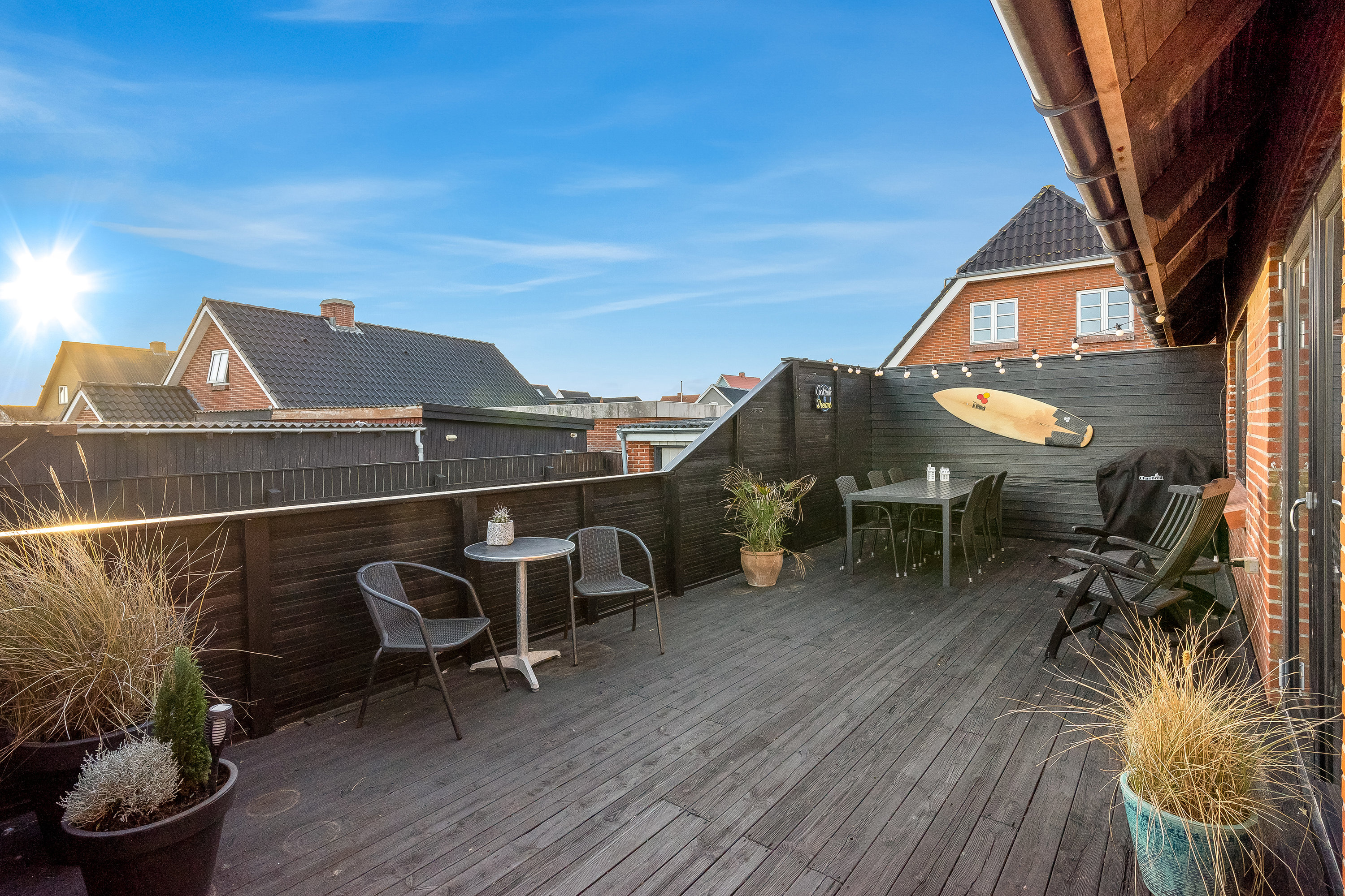 Fremhævet terrasse billede i fuldskærmstilstand. Billede af Jagtvej 10, 7680 Thyborøn