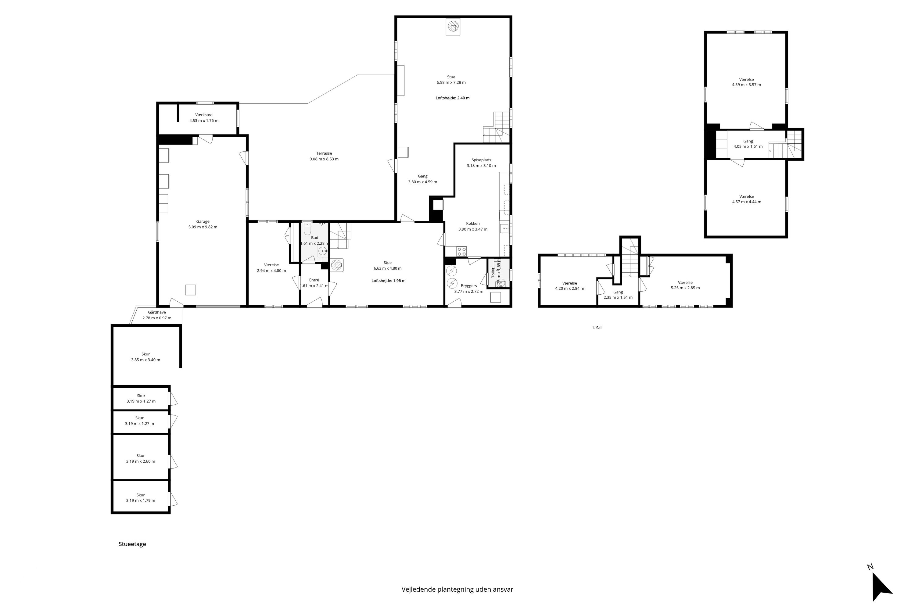 Plantegninger billede af Gierslevvej 1, Løve, 4270 Høng