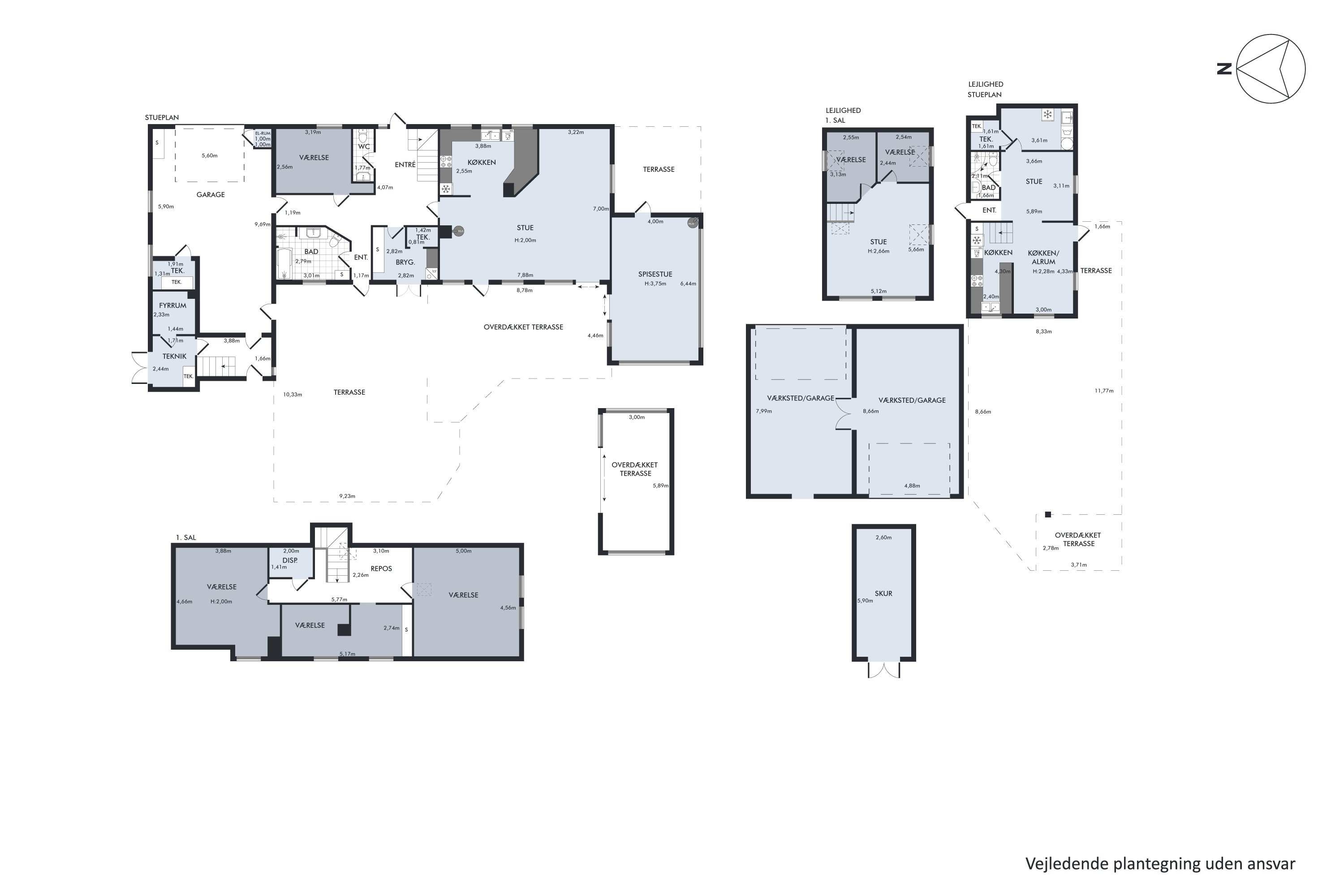 Plantegninger billede af Lykkebrovej 1, 4672 Klippinge