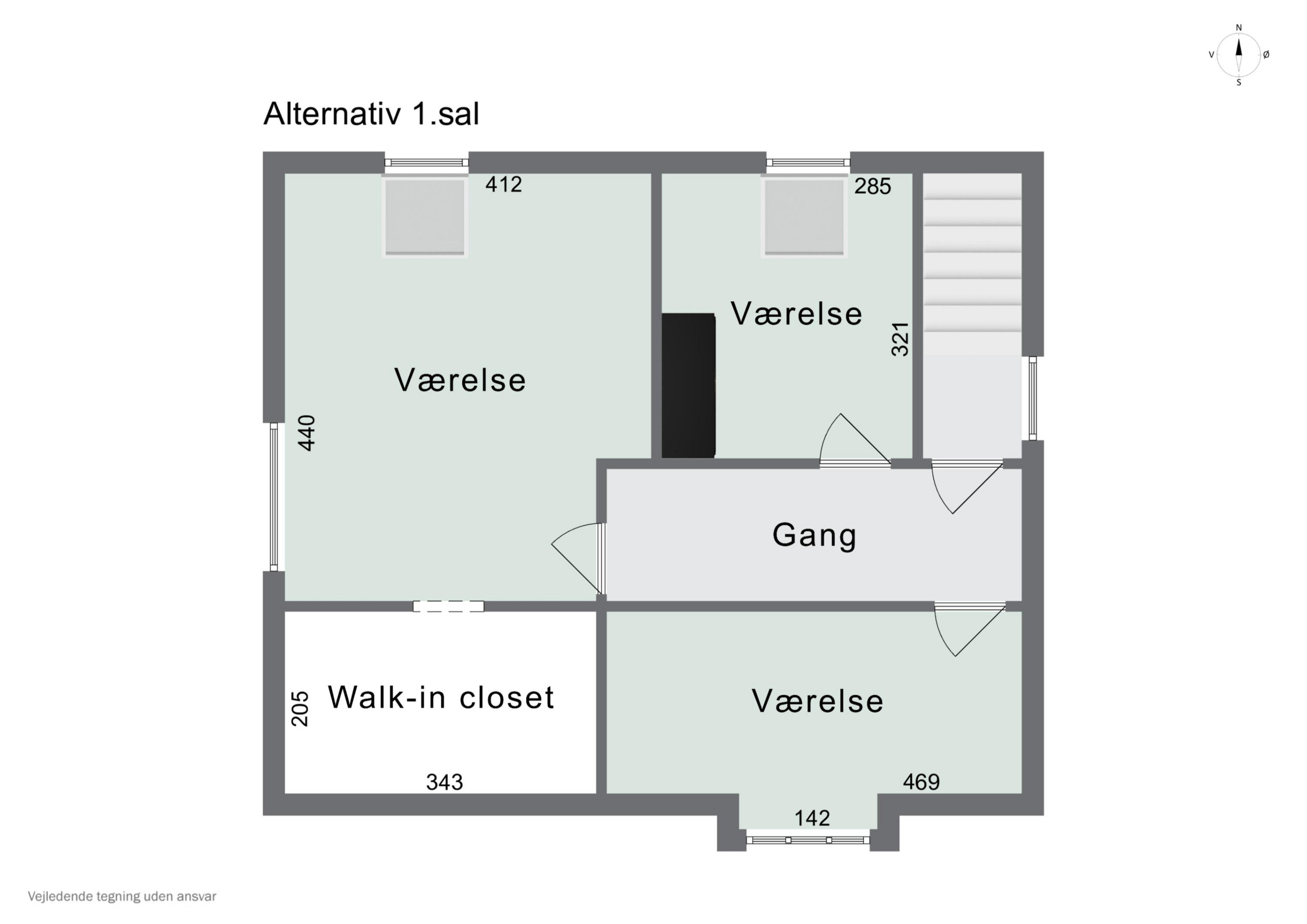 Plantegninger billede af Grønvej 20, 4700 Næstved