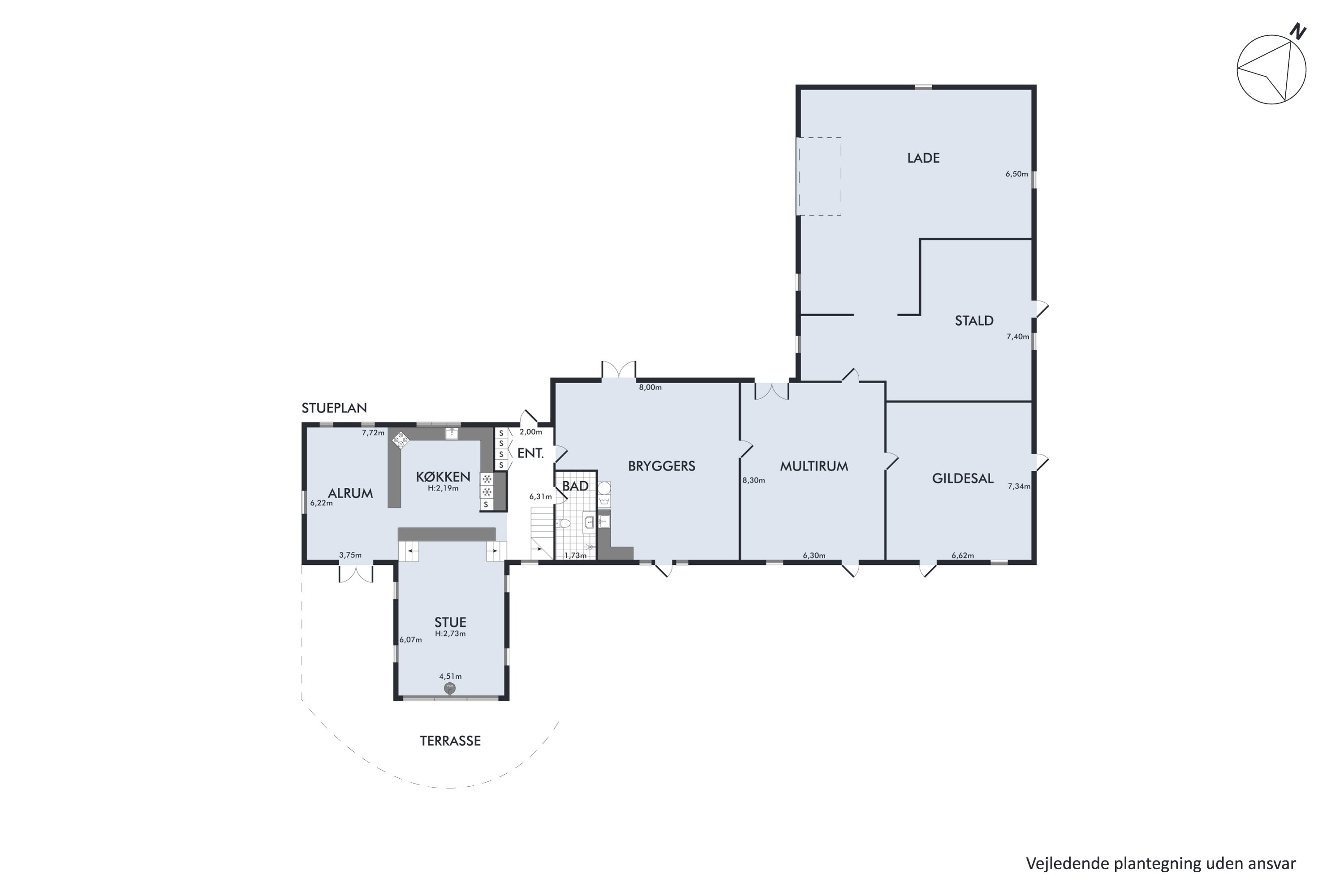 Plantegninger billede af Erik Banners Vej 45, Attrup, 9460 Brovst