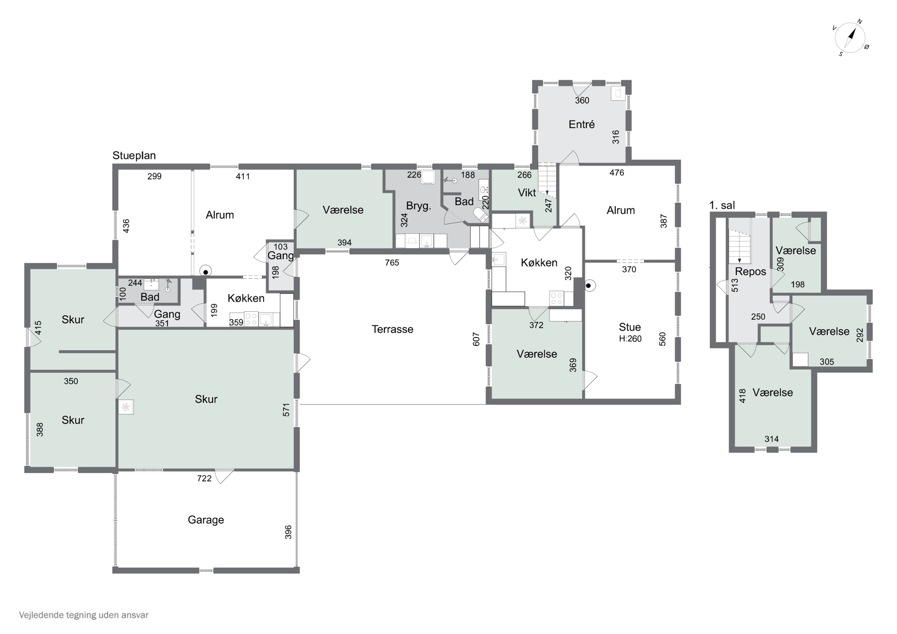 Plantegninger billede af Assensvej 157A, 5771 Stenstrup